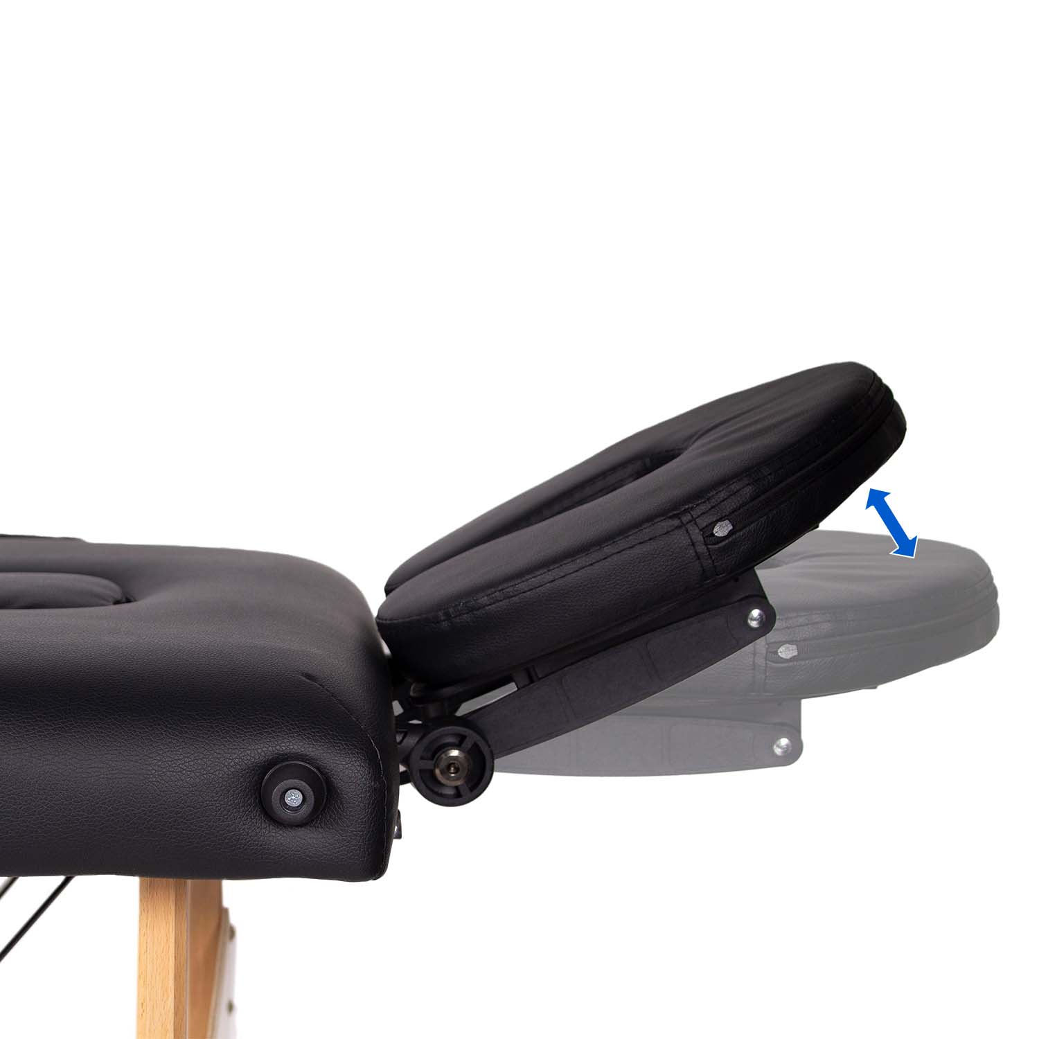 dunimed massage table wood headrest adjustability
