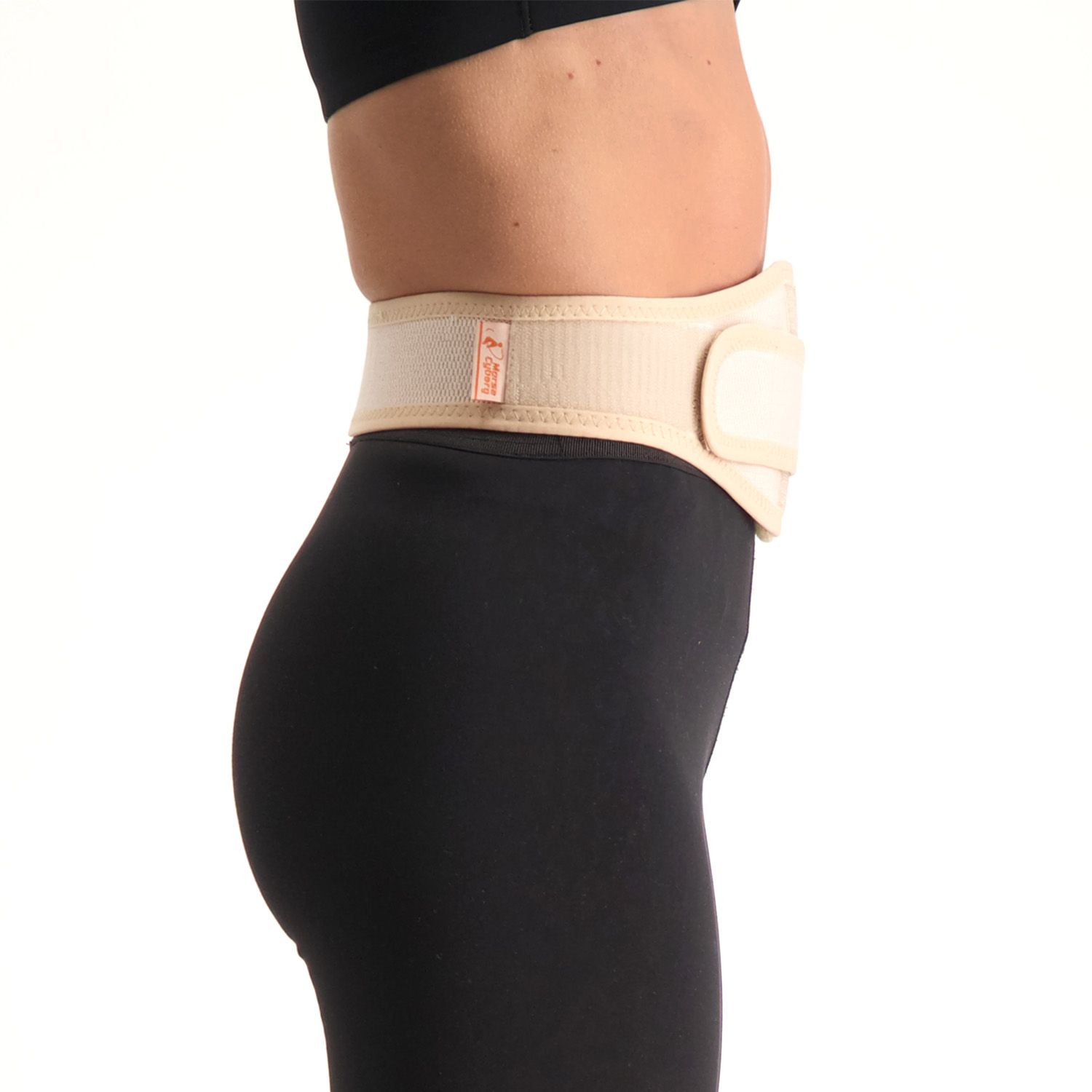 Side view of the Morsa hernicy umbilical hernia belt