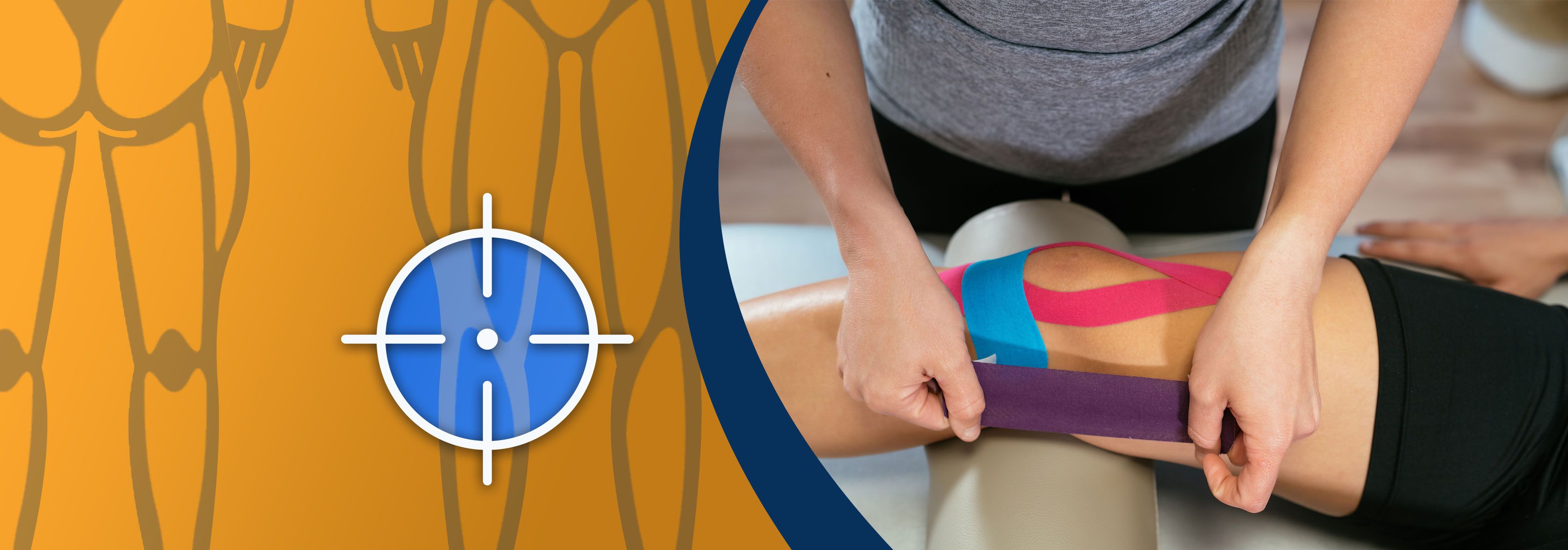 how to tape your knee with kinesiology tape