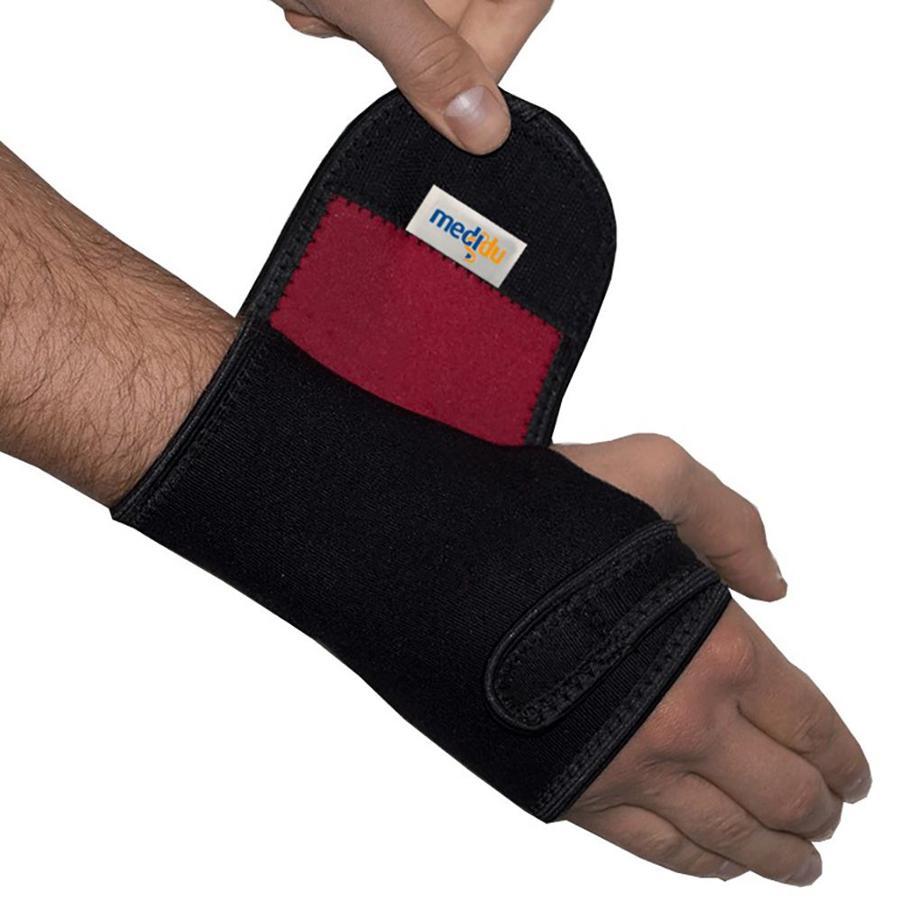 medidu carpal tunnel syndrome wrist support Velcro closure shown