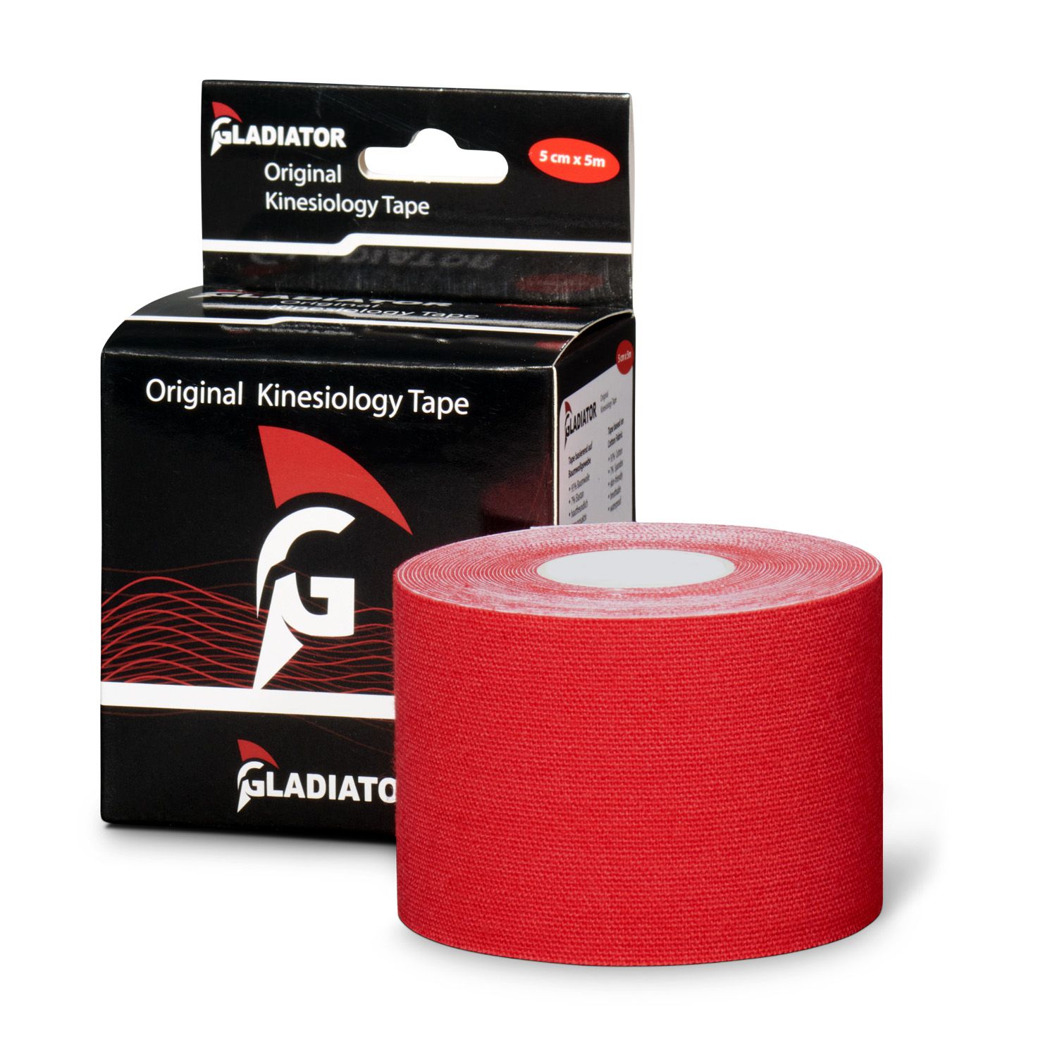 gladiator sports kinesiology tape per roll red