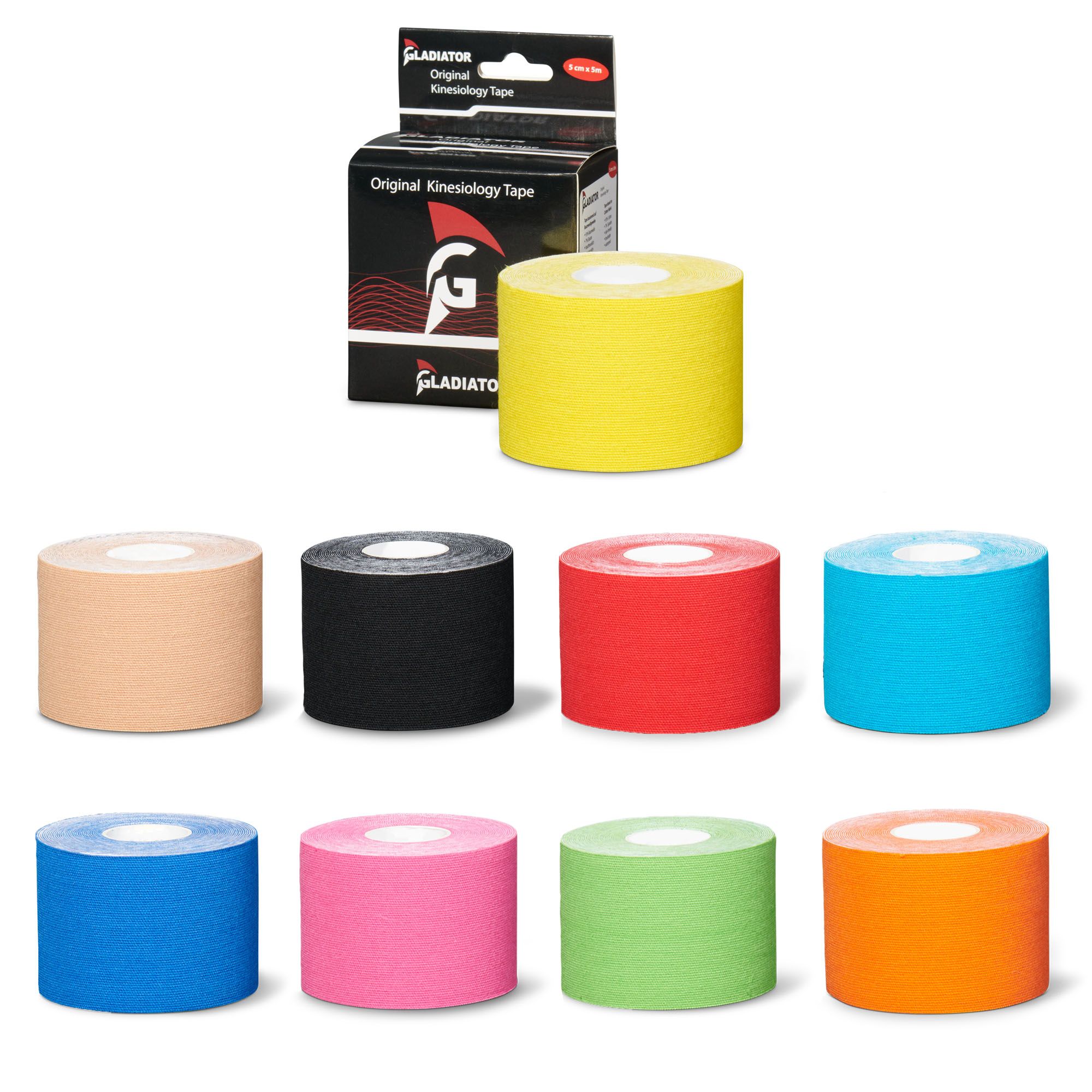 gladiator sports hay fever kinesiology tape boxed per roll