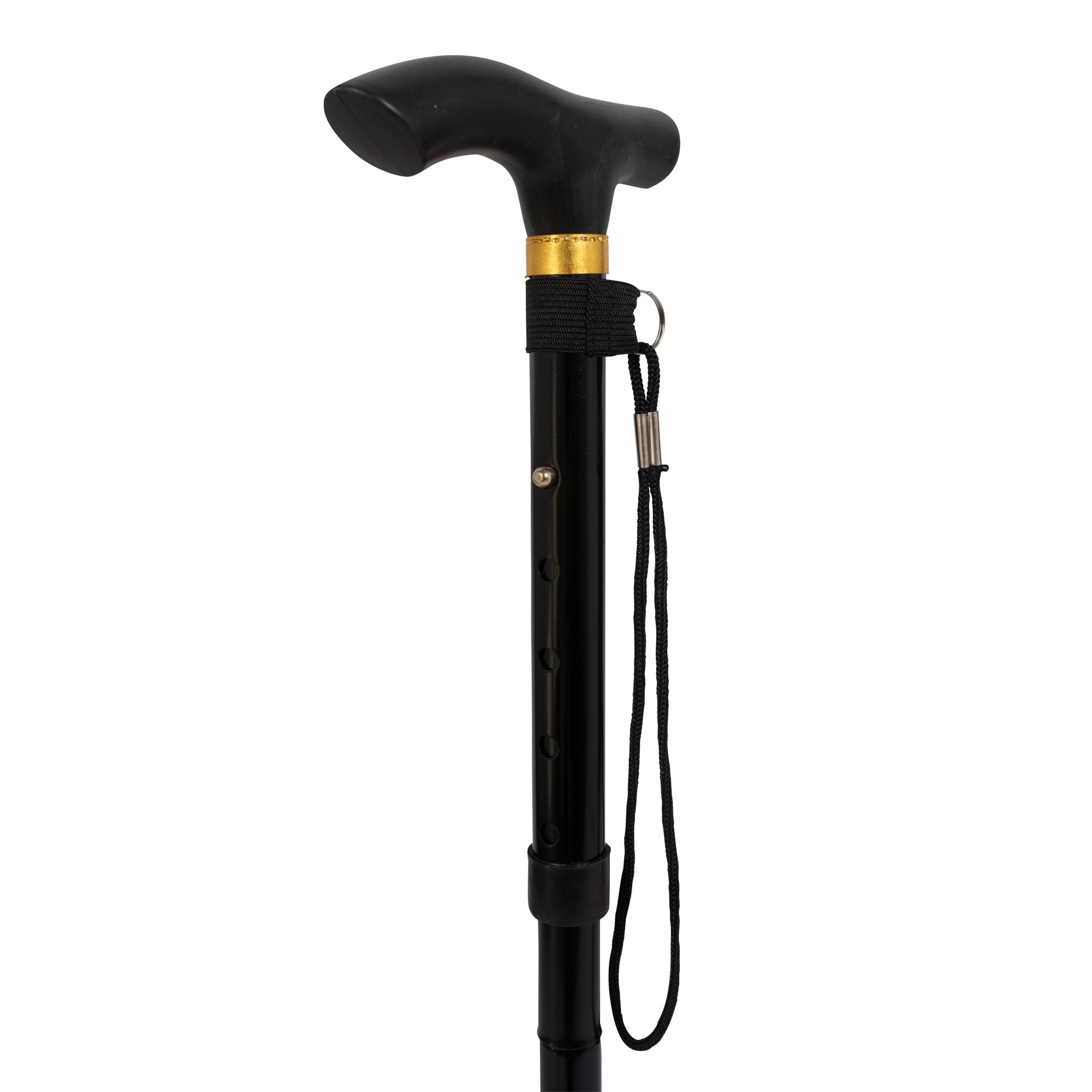 dunimed walking stick ergonomic handle folded out