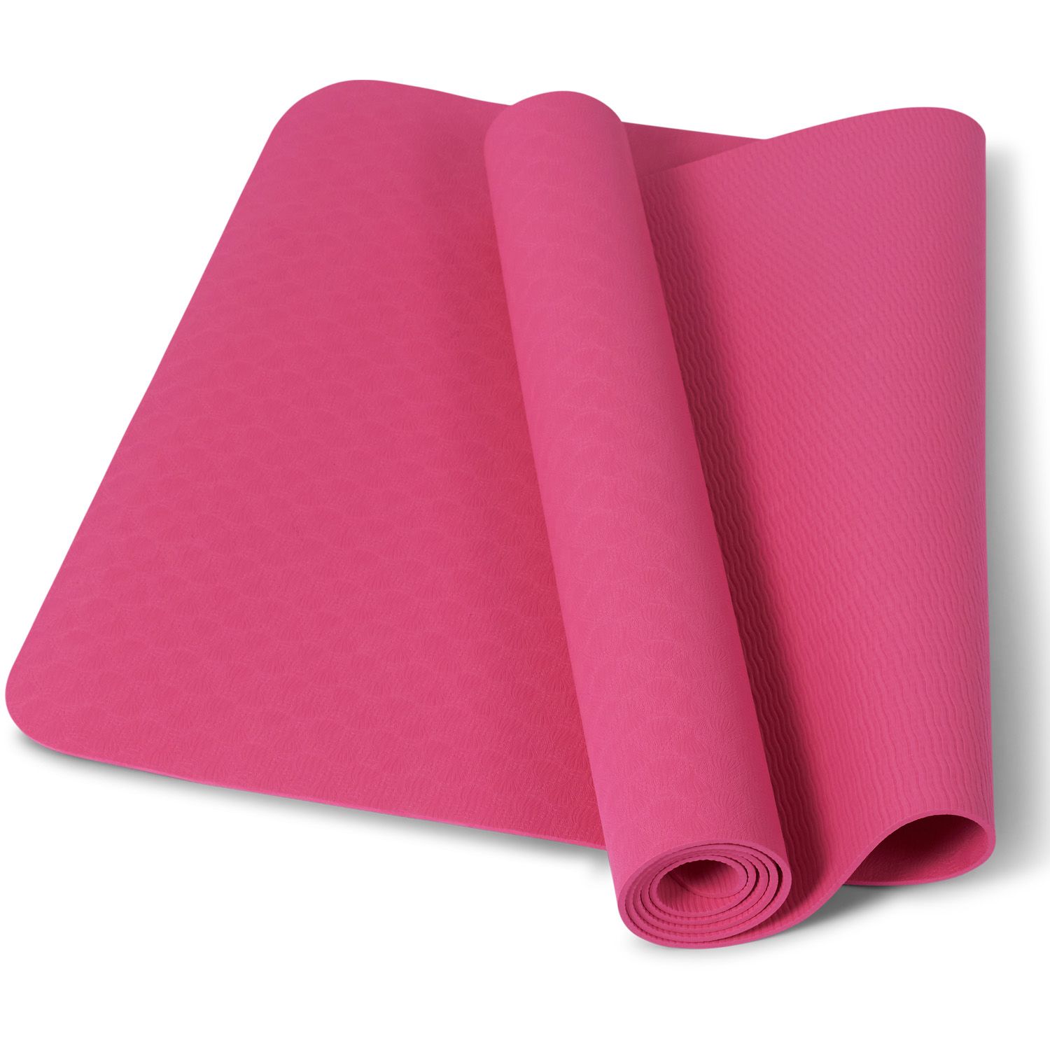 home gym equipment yoga mat and resistance bands 
