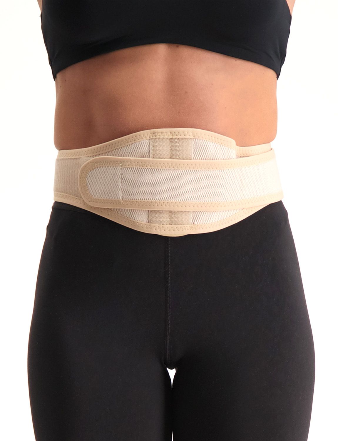 Front view of the Morsa hernicy umbilical hernia belt