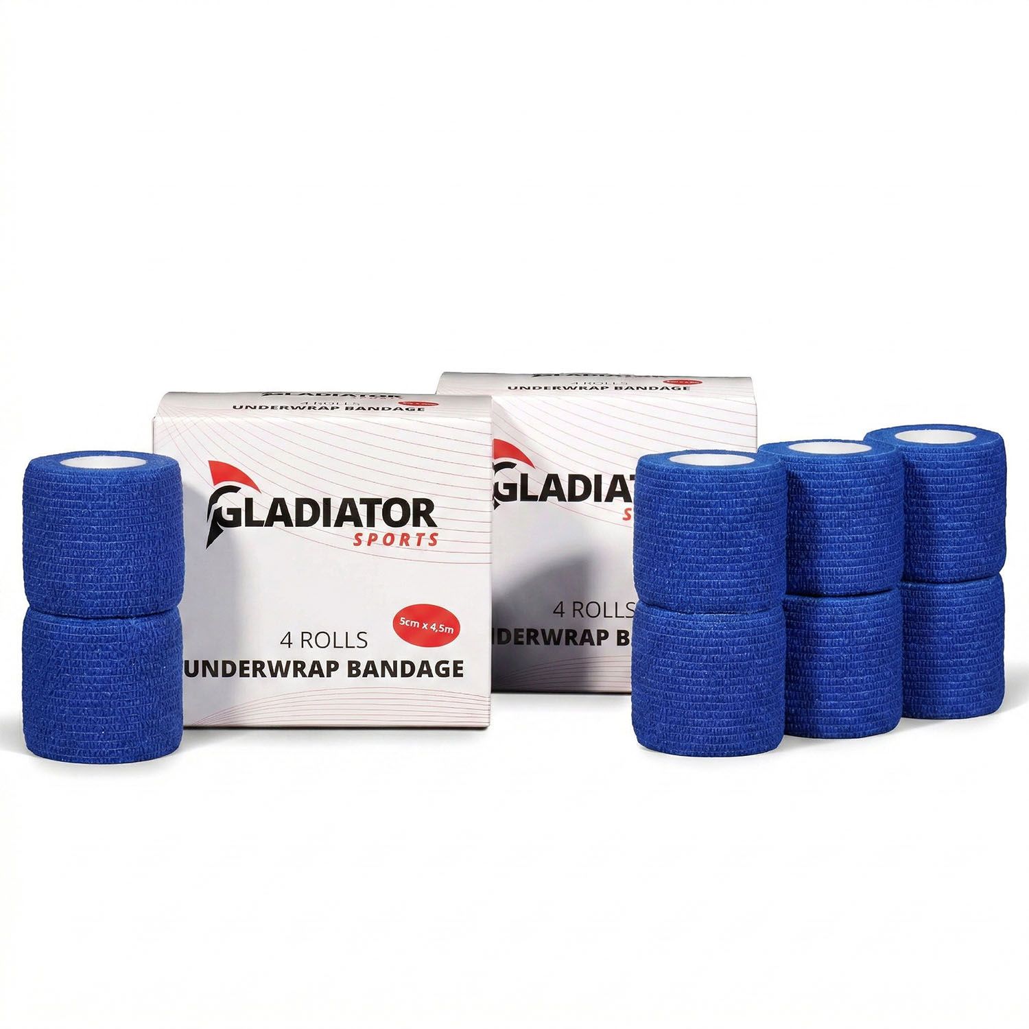 Gladiator Sports Untertape Bandage - 8 Rollen - Dunkelblau