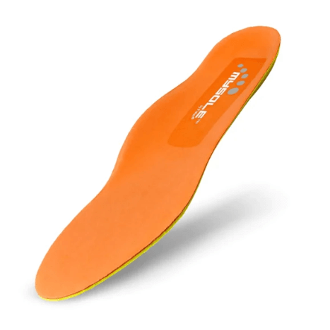 Oblique view of the MySole Soccer Insoles