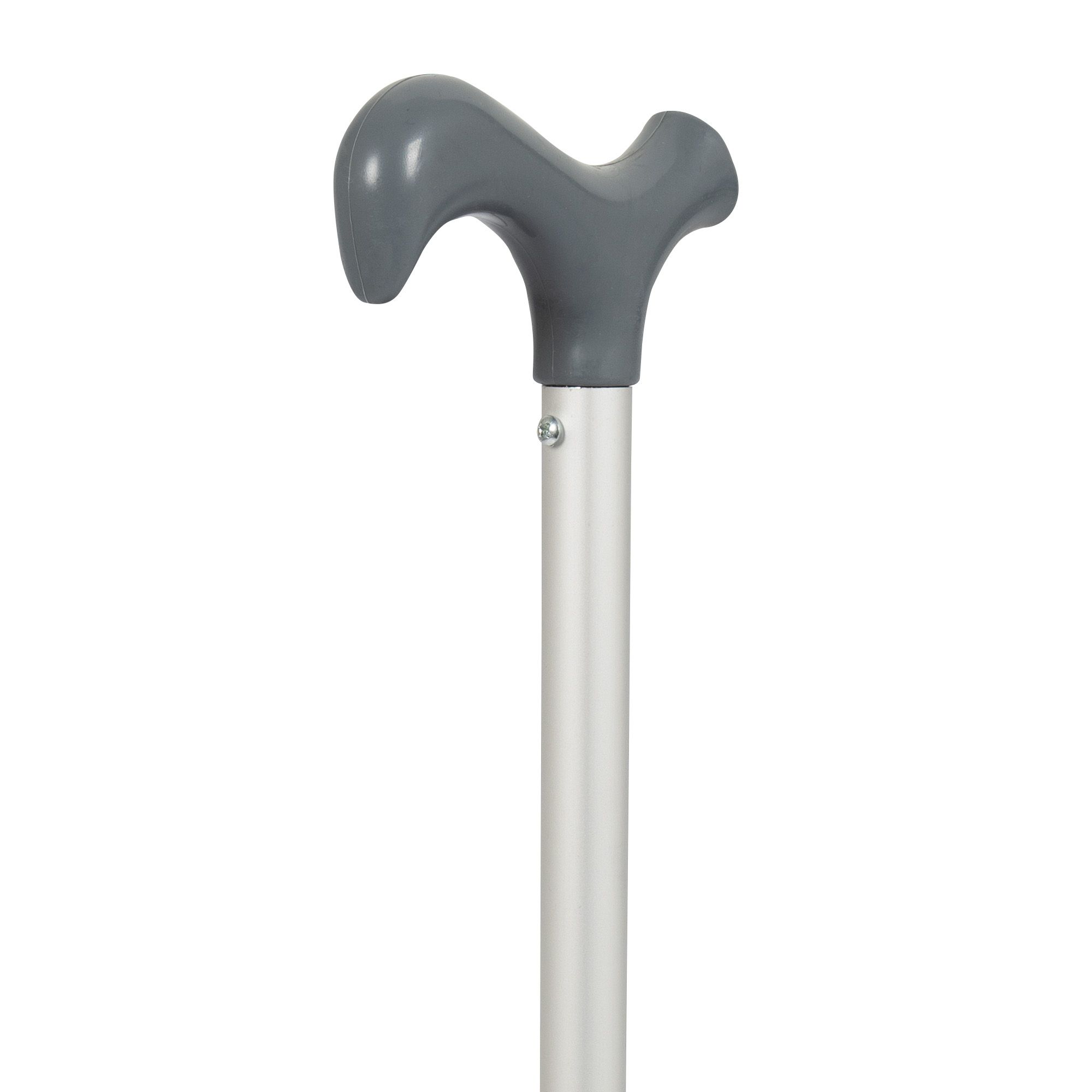 Back view of the handle of the Novamed Anatomic Aluminum Walking Stick