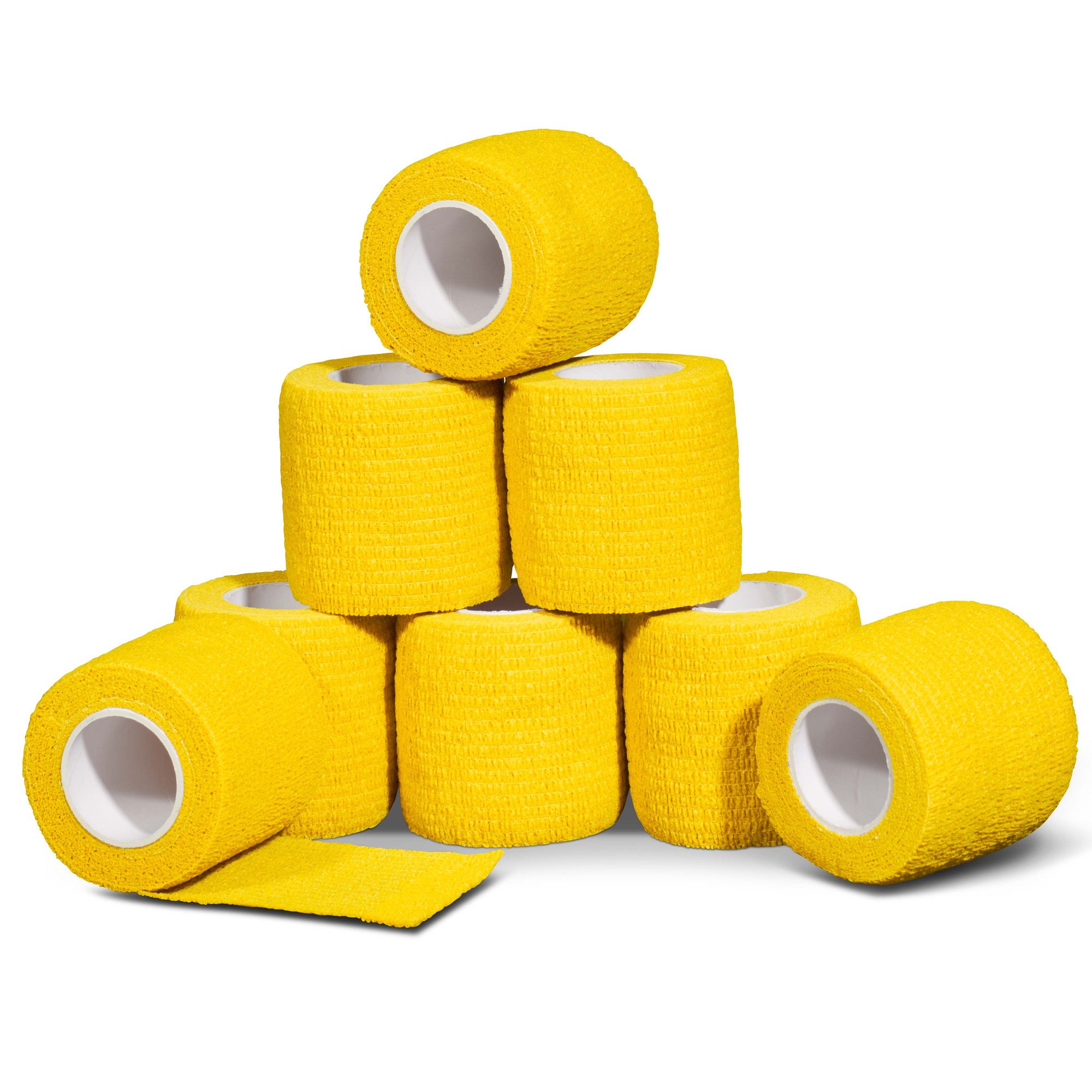 gladiator sports underwrap bandage per 8 rolls yellow
