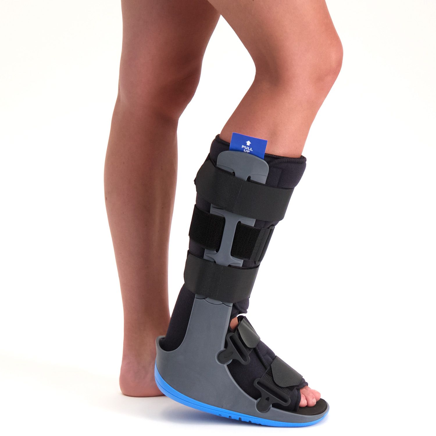 Side view of the Dunimed rom walker foot support