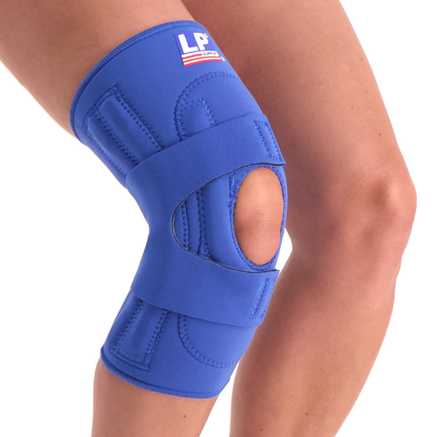 LP Support Kniebandage Patellaluxation blau