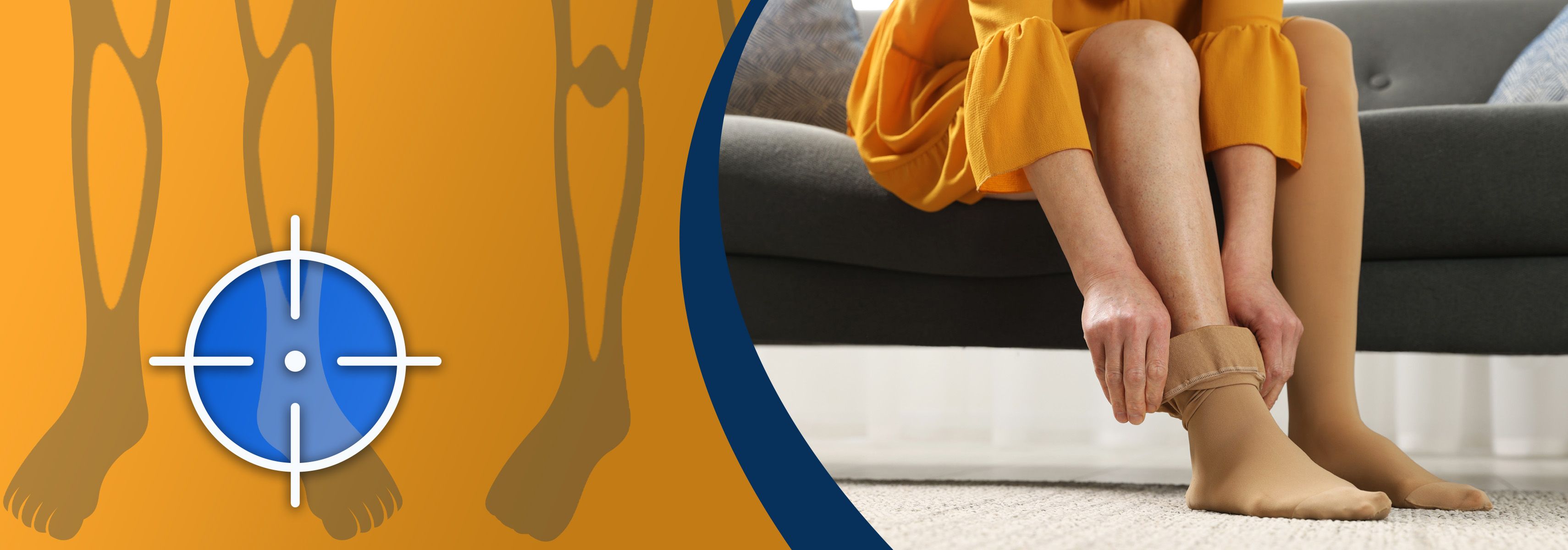 Wearing compression stockings in summer