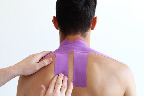 muscle pain neck taping