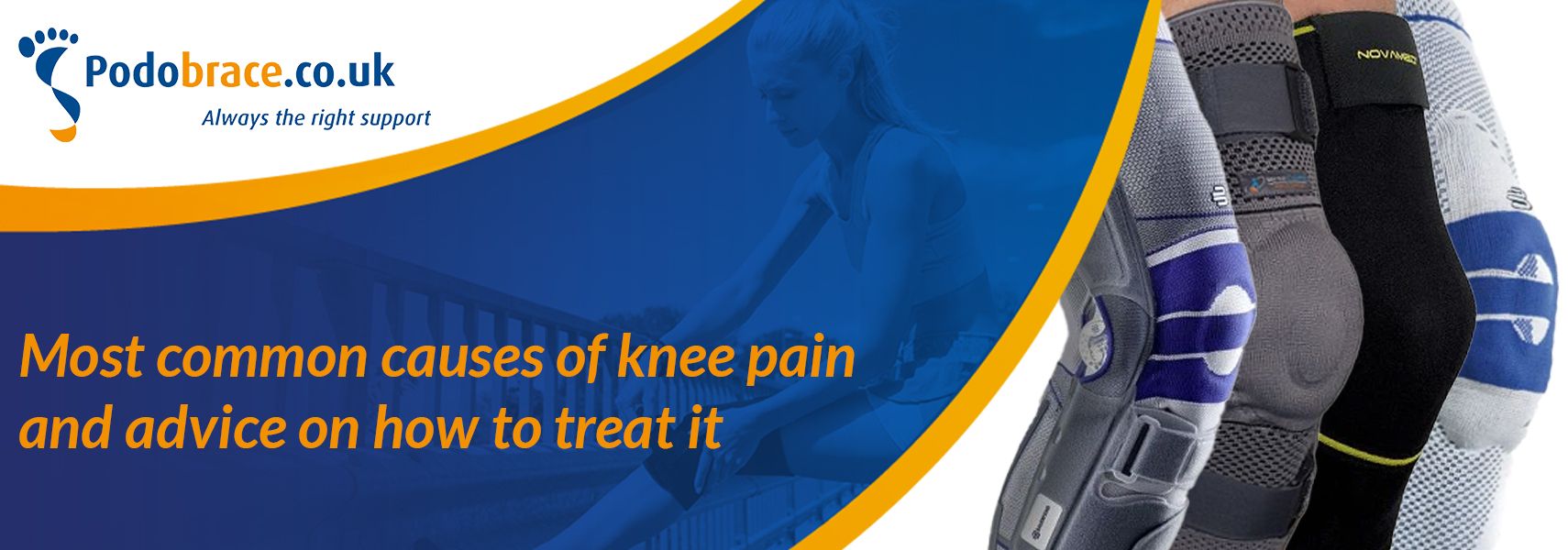 Most common causes of knee pain and advice on how to treat it