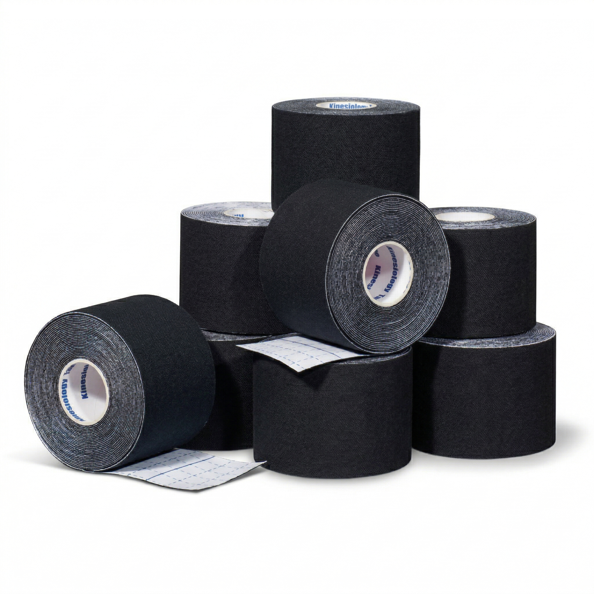 Kinesiotape 6 rollen mit 2 rollen gratis schwarz