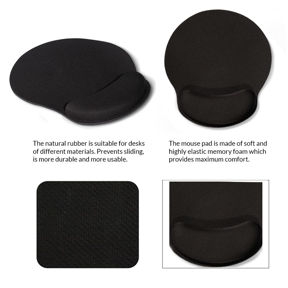 Dunimed Ergonomic mouse pad information