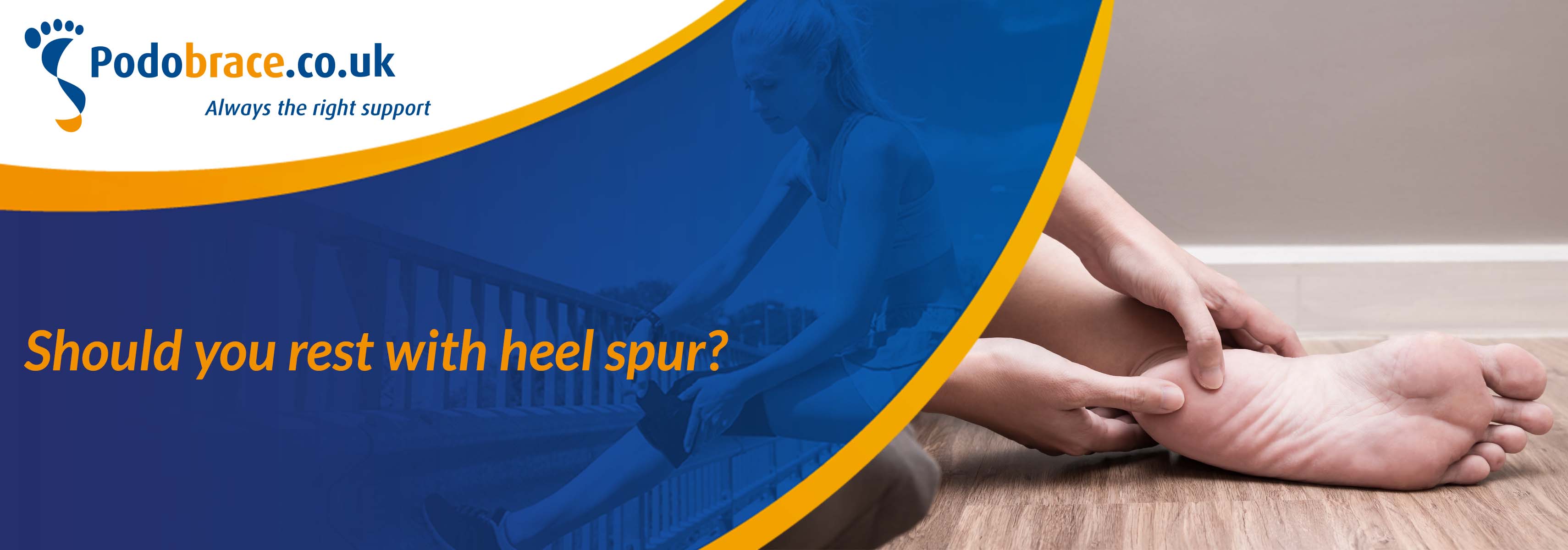 should you rest with heel spur