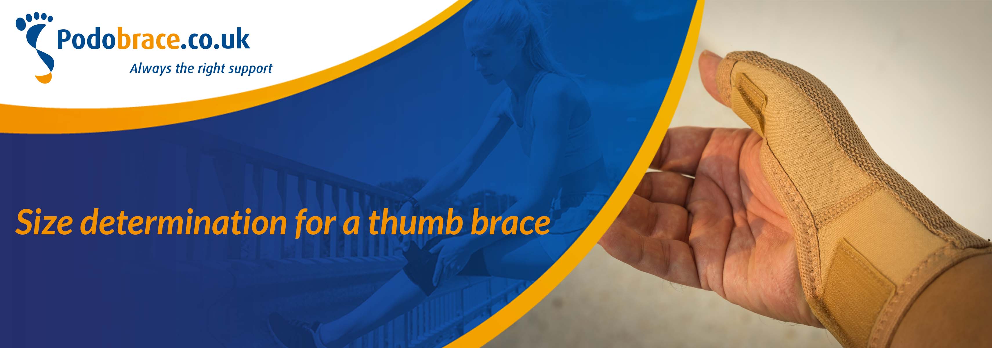 size determination for a thumb brace