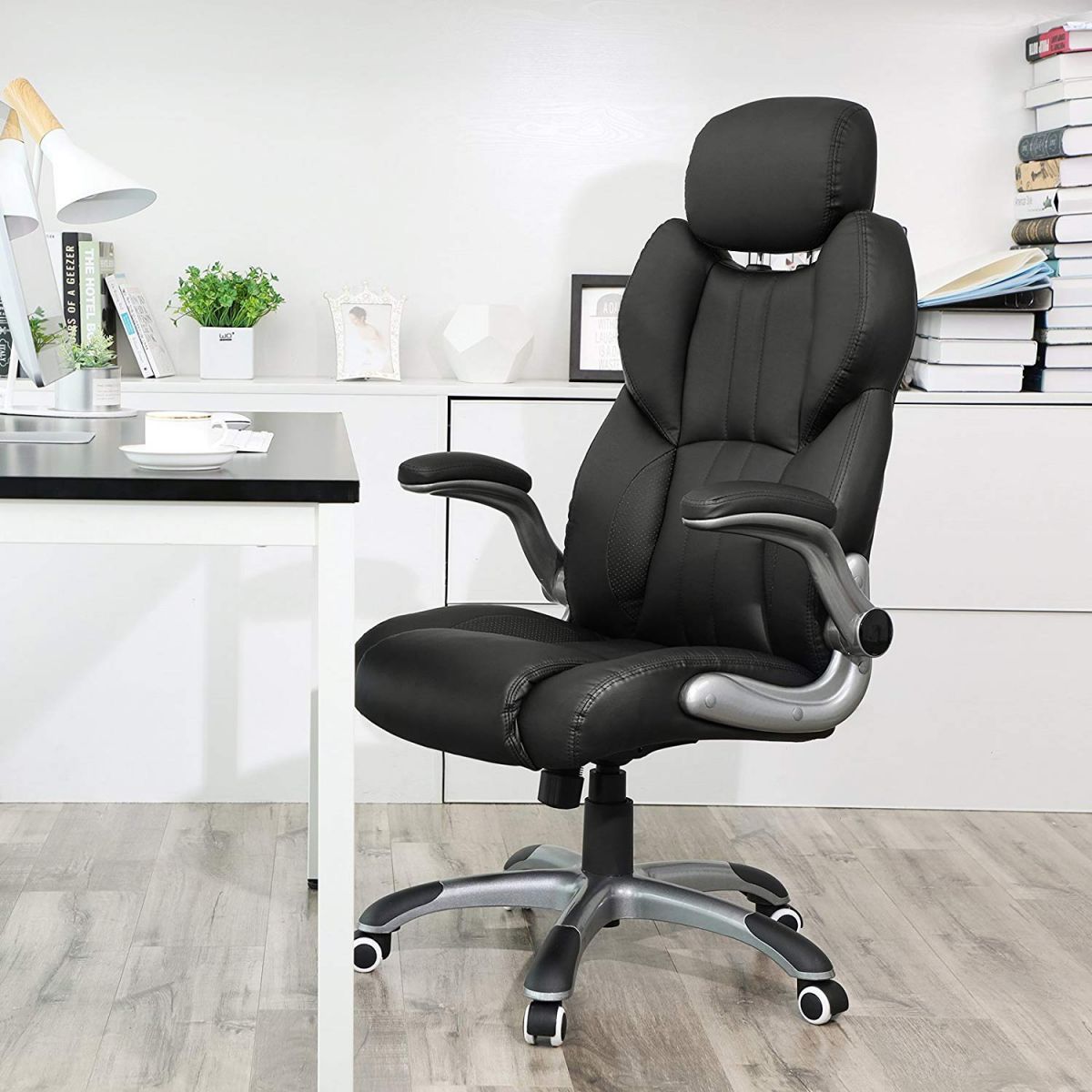 Ergodu Luxury Office Chair with Adjustable Headrest mood photo