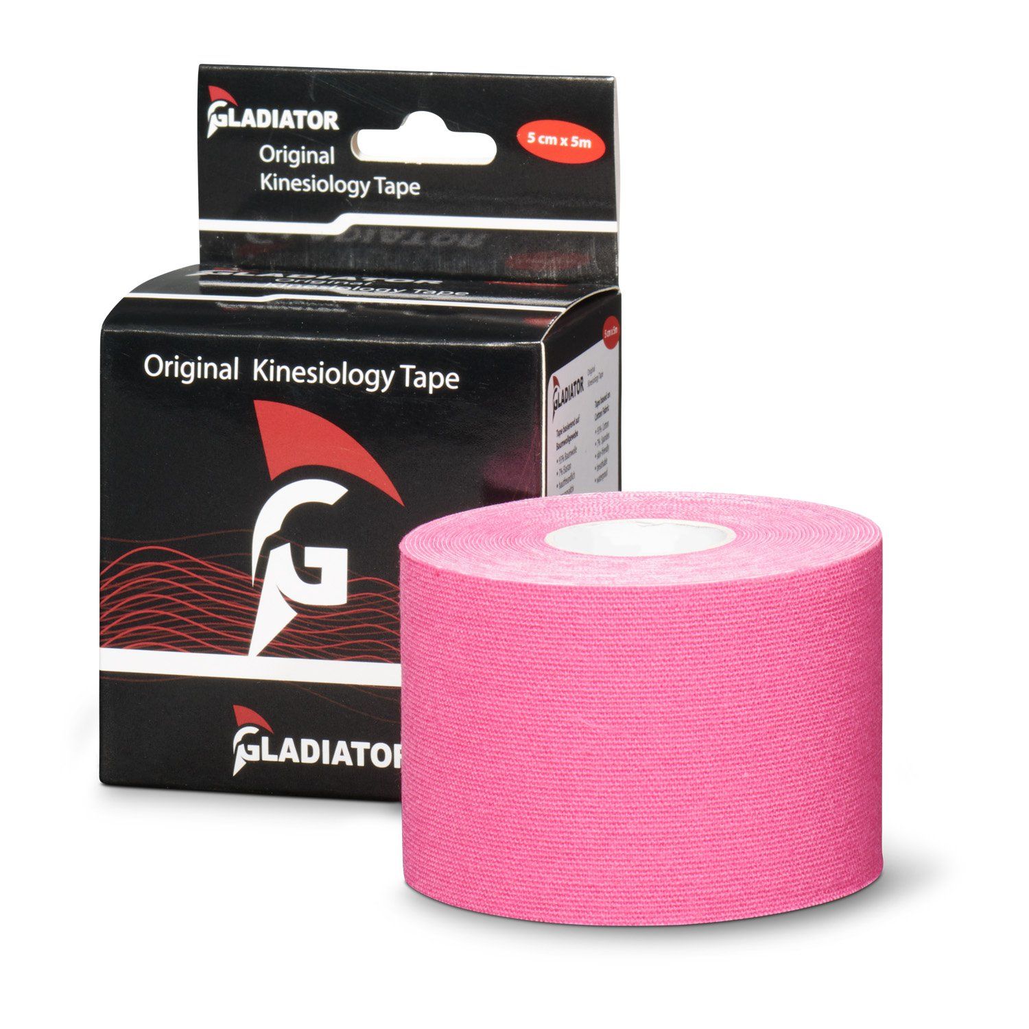 Gladiator Sports Kinesiotape pro rolle rosa