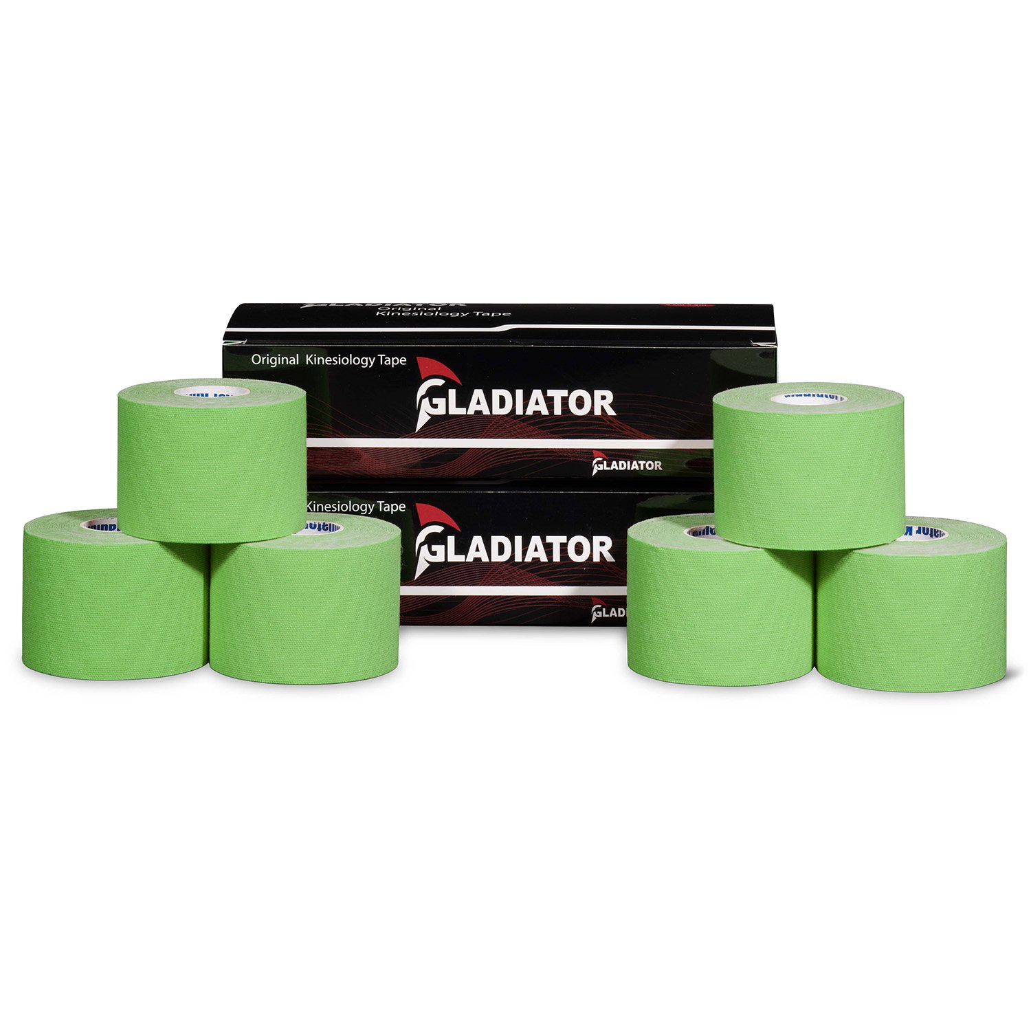 Gladiator Sports Kinesiotape 6 Rollen grün