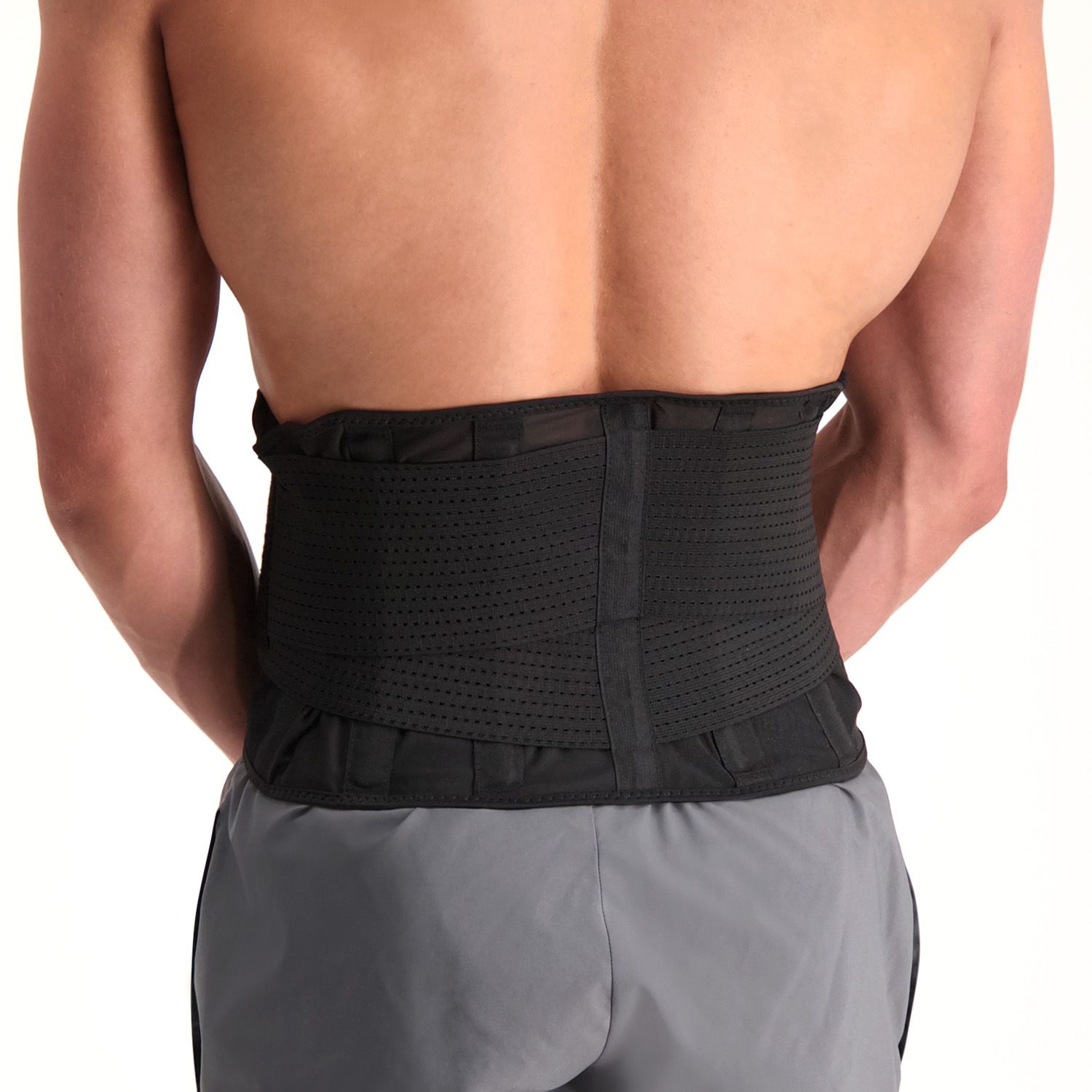 Dunimed Back Support - with Busks worn by person
