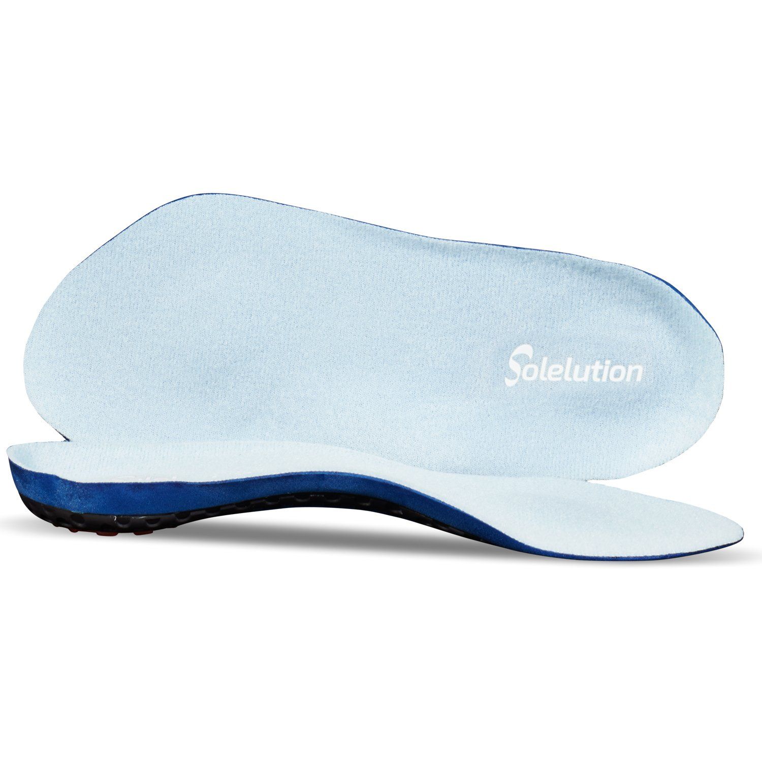Solelution High Heel Comfort Schuheinlagen Seitenansicht und Draufsicht