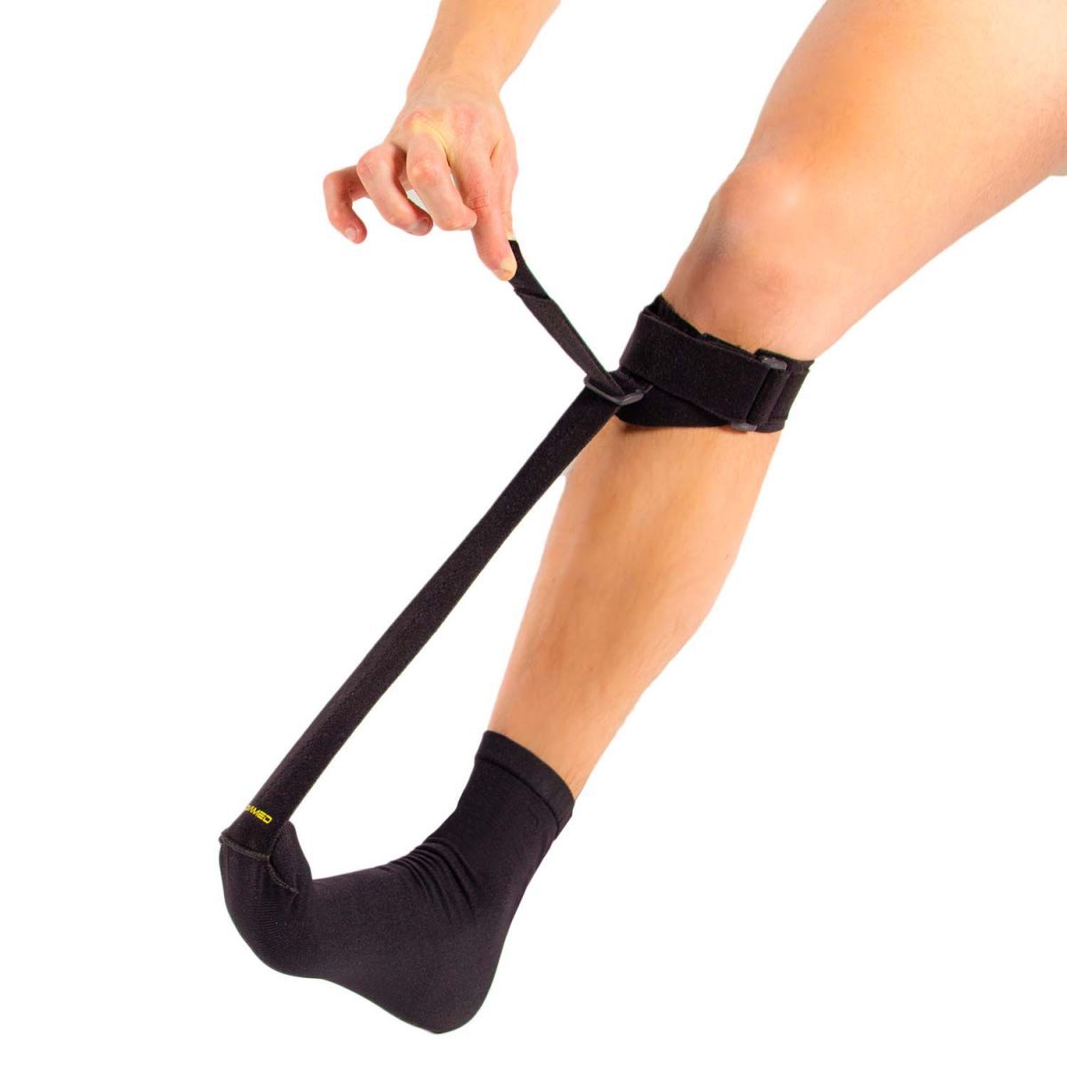 Novamed Short Heel Spur Sock for Firm Calves strap