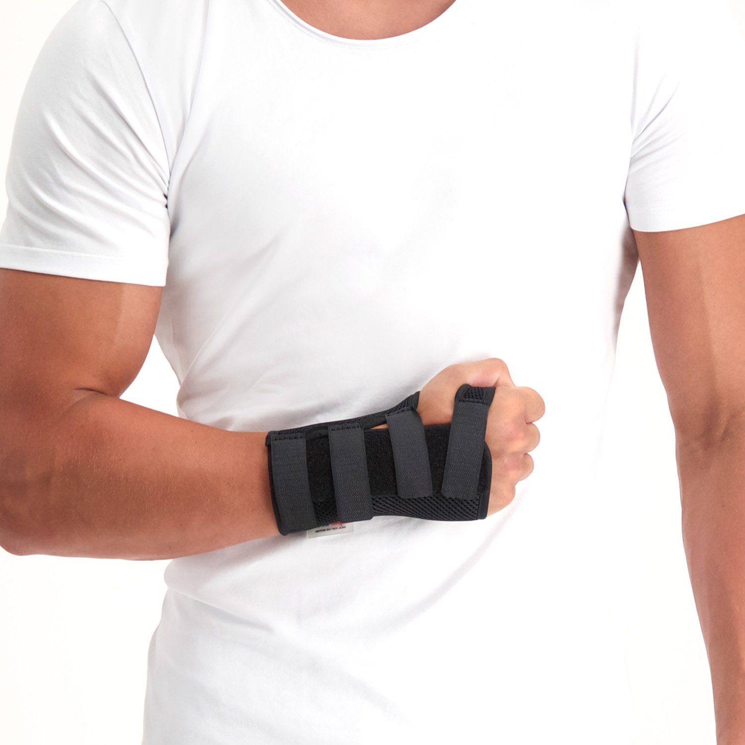 super ortho wrist support with model