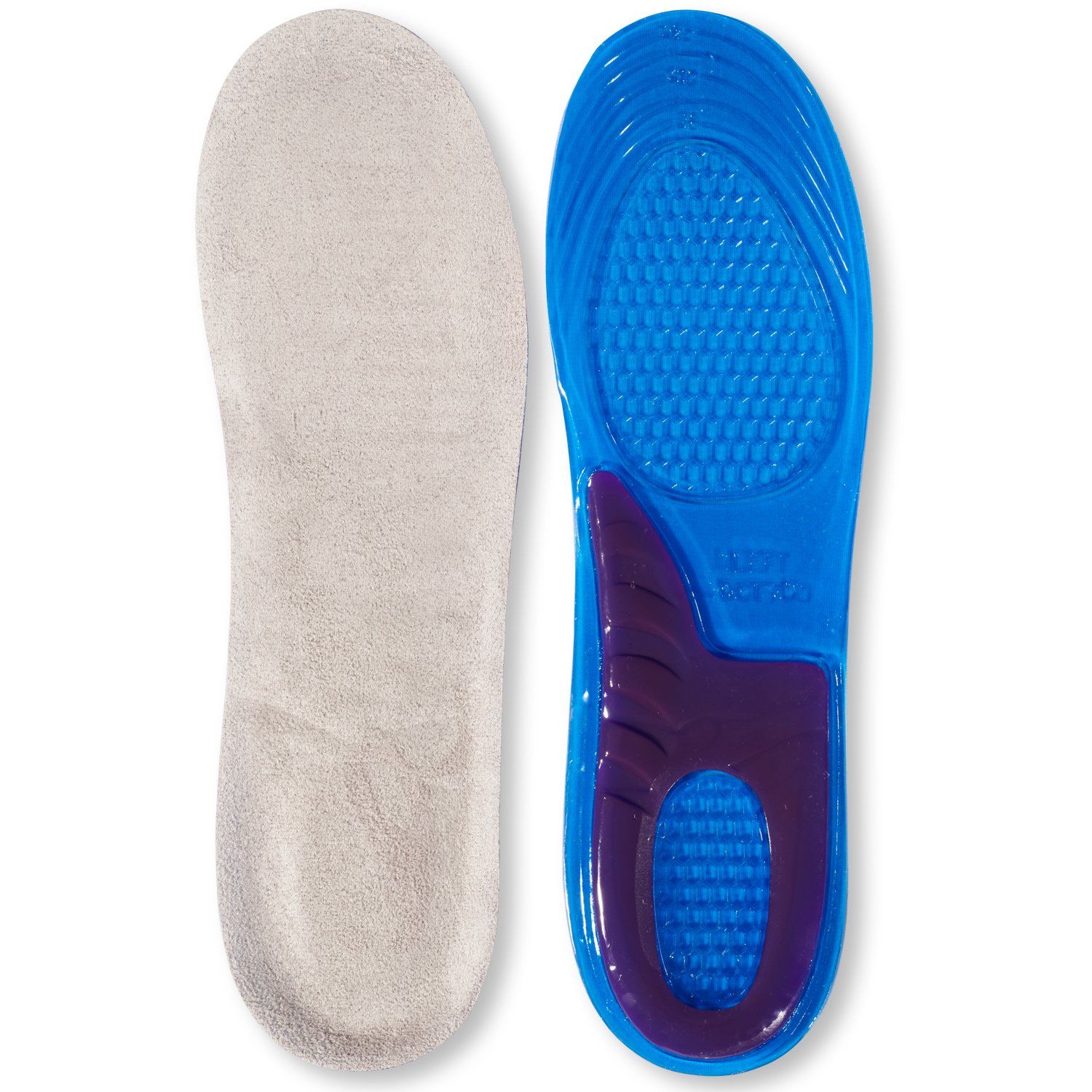 Novamed allround gel insoles front and back