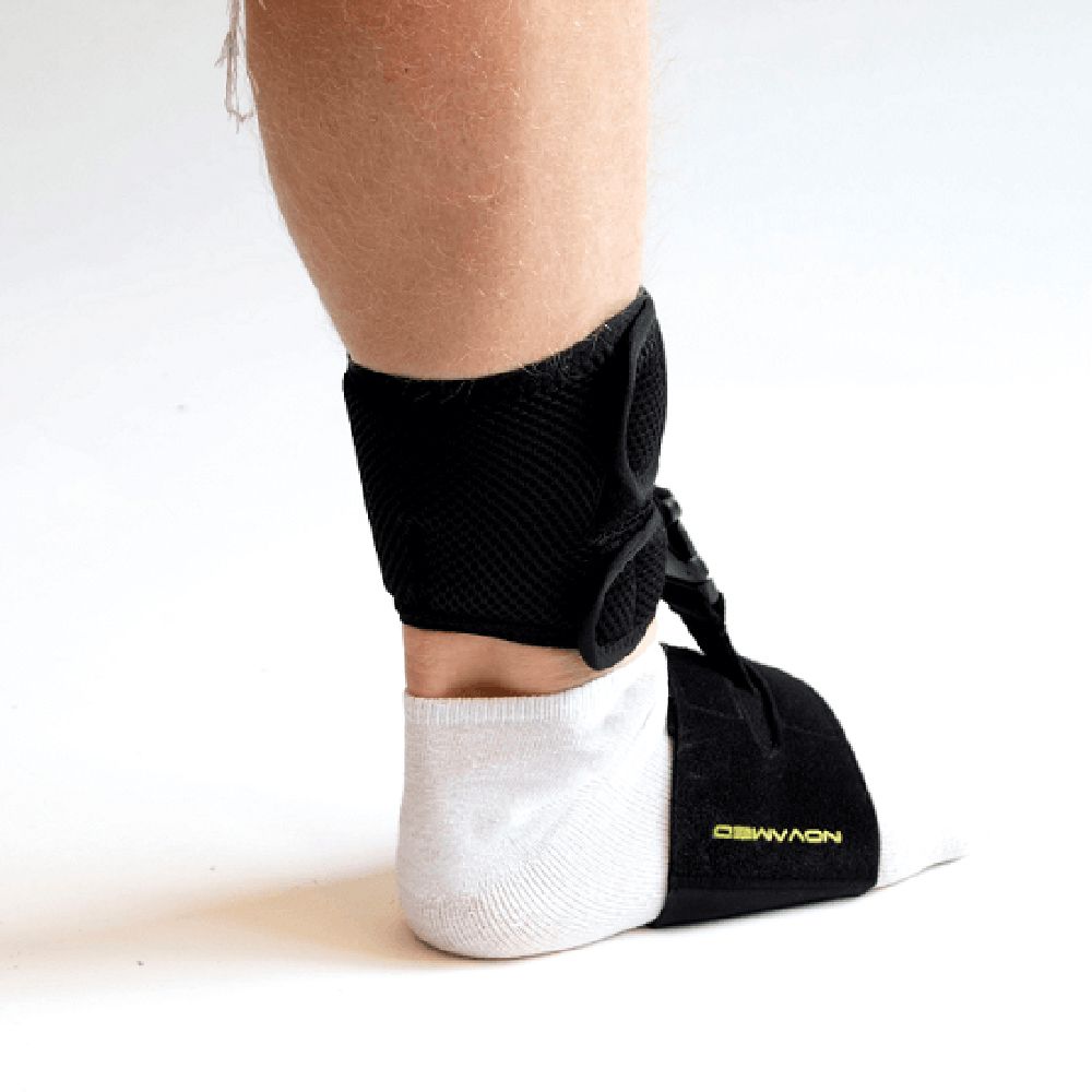 novamed foot drop support shoeless accessory side view