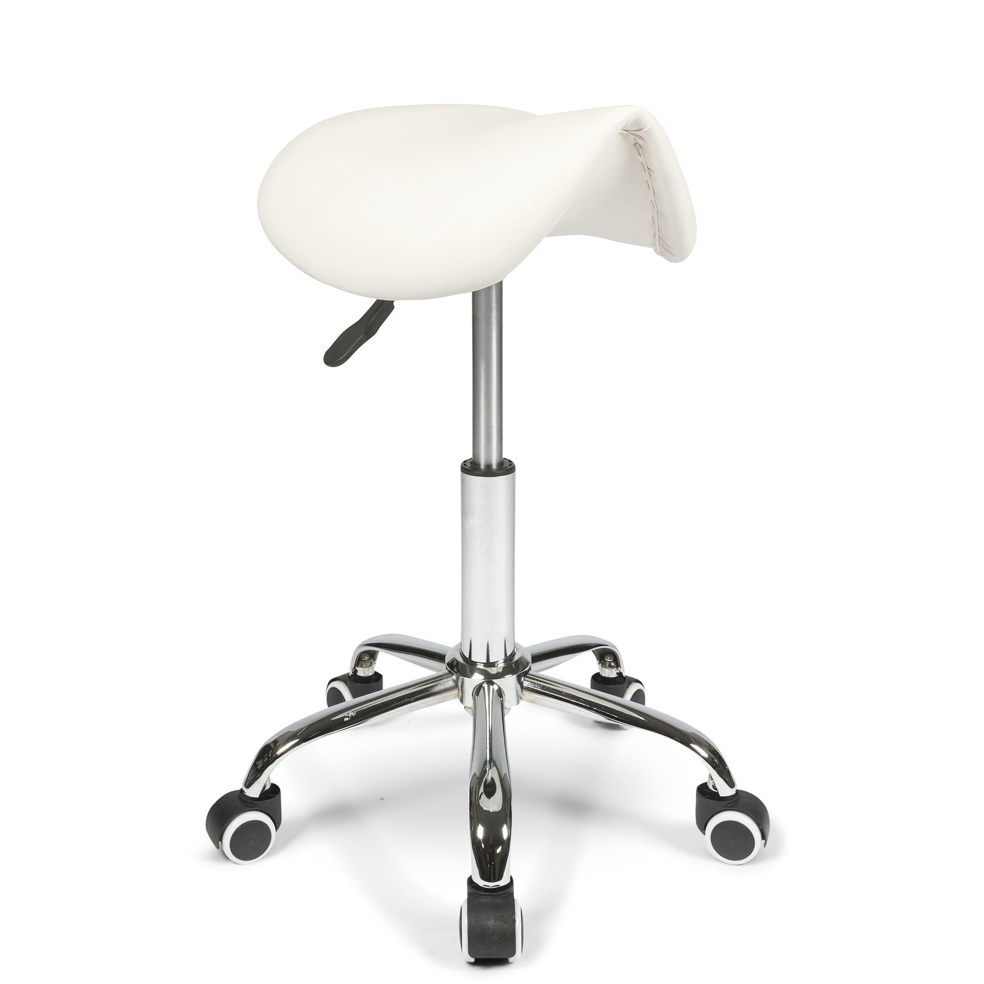 ergonomic saddle stool white for sale