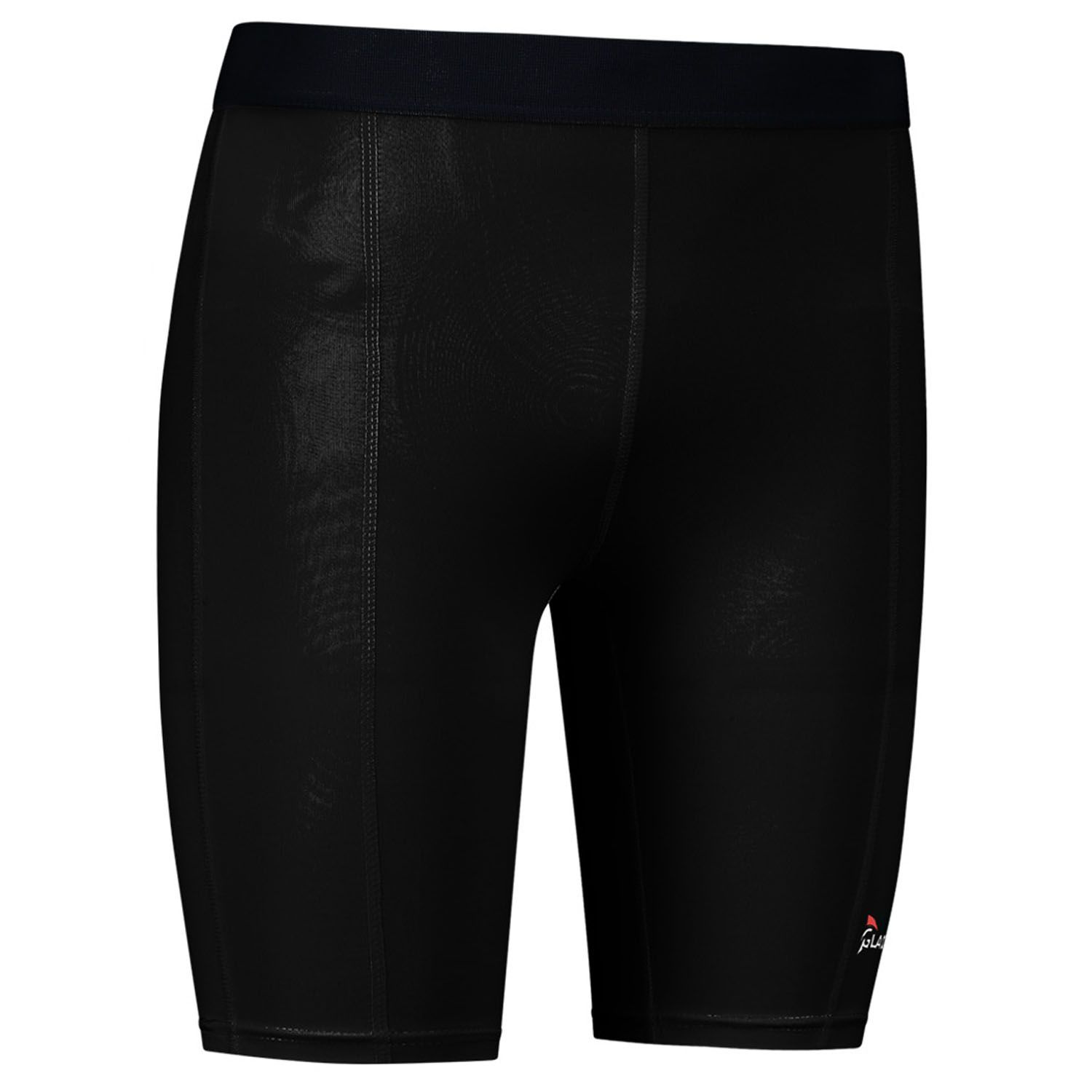 Front view of the Gladiator Sports Women's Compression Shorts in Black
