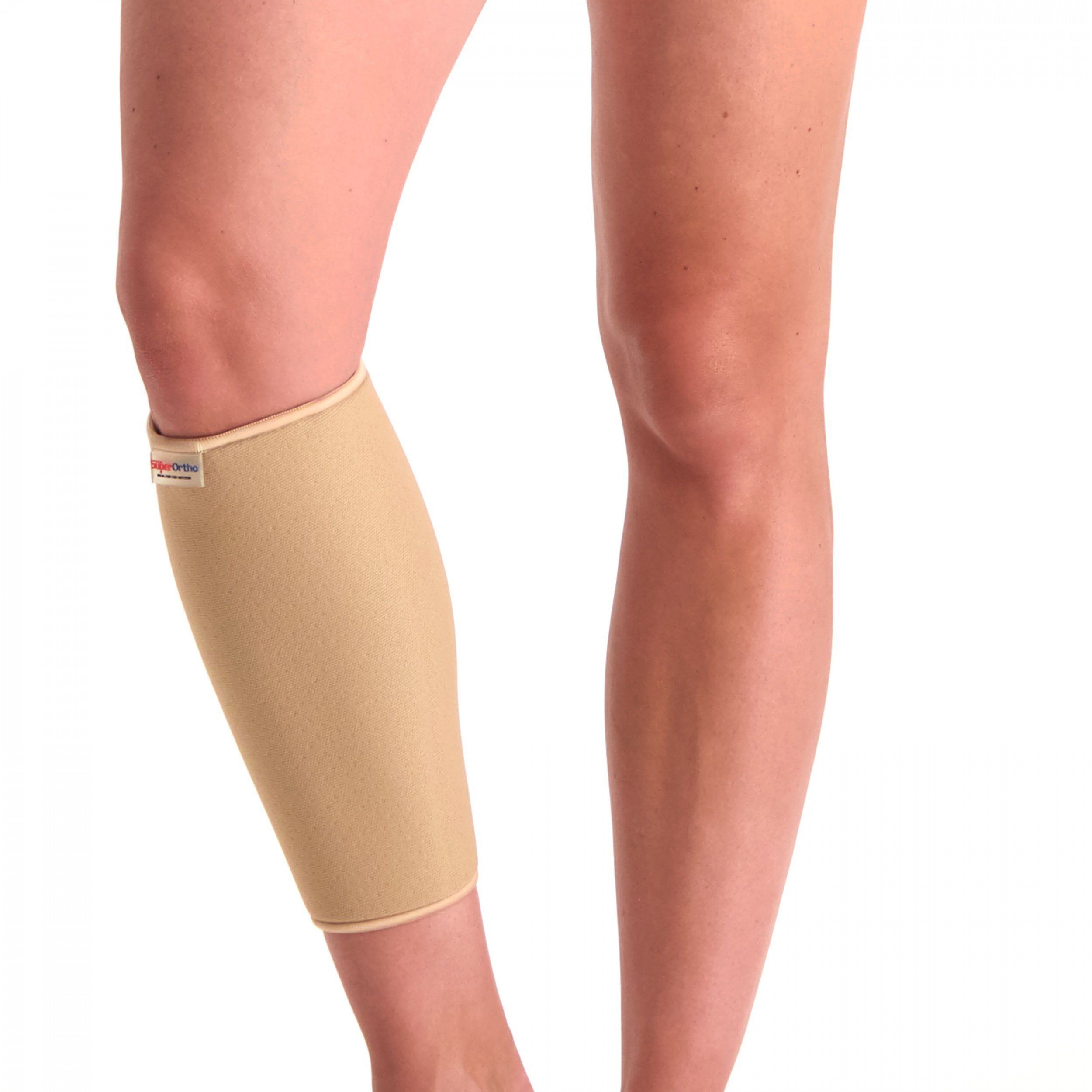 Super Ortho Wadenbandage beige vorderseite