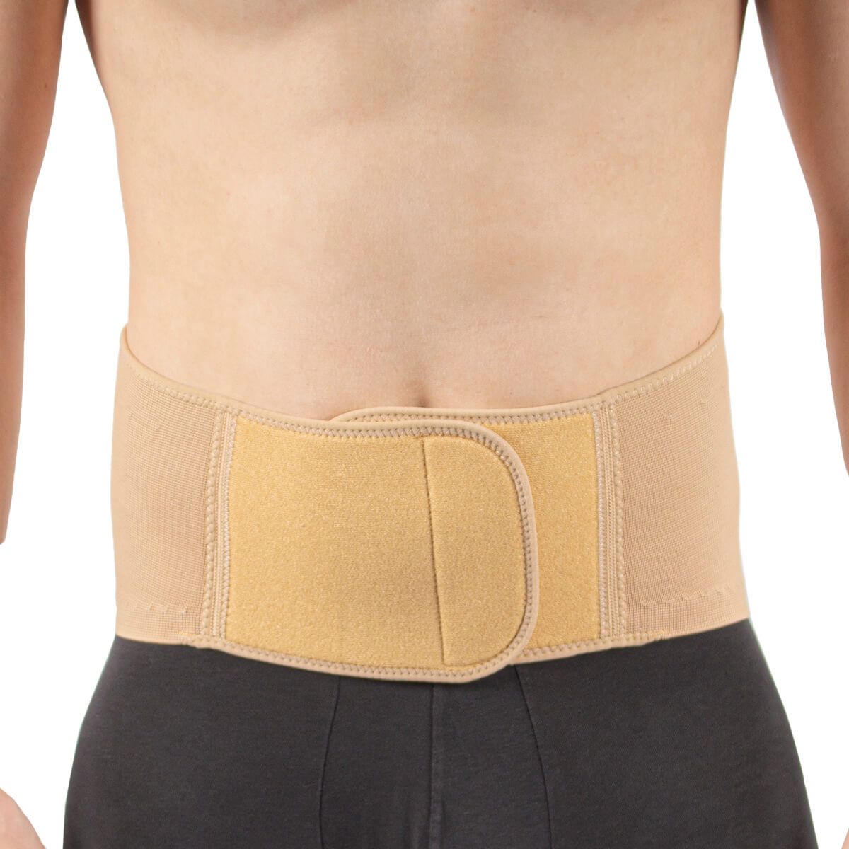 medidu premium comfort back support in beige zoomed in