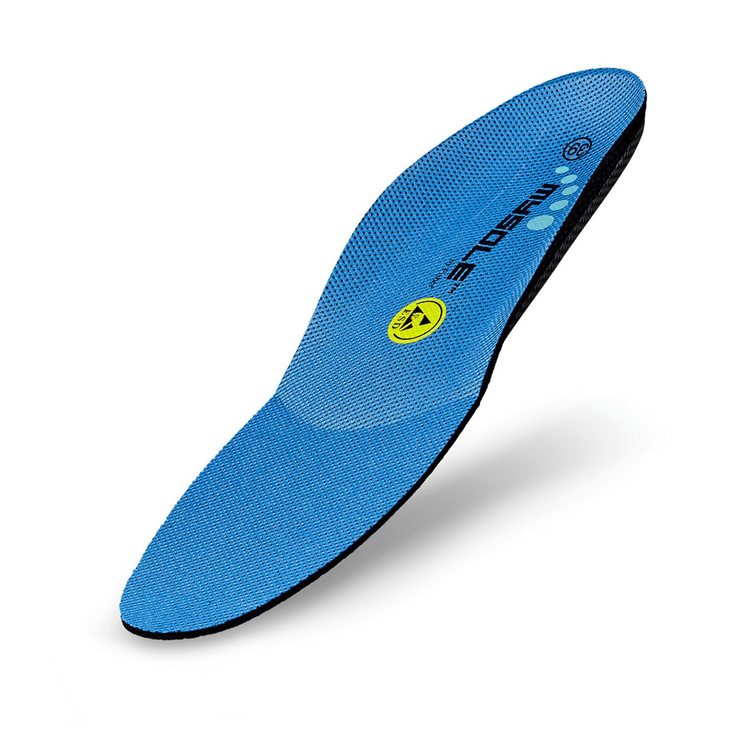 Oblique view of the MySole Medium Arch Insoles