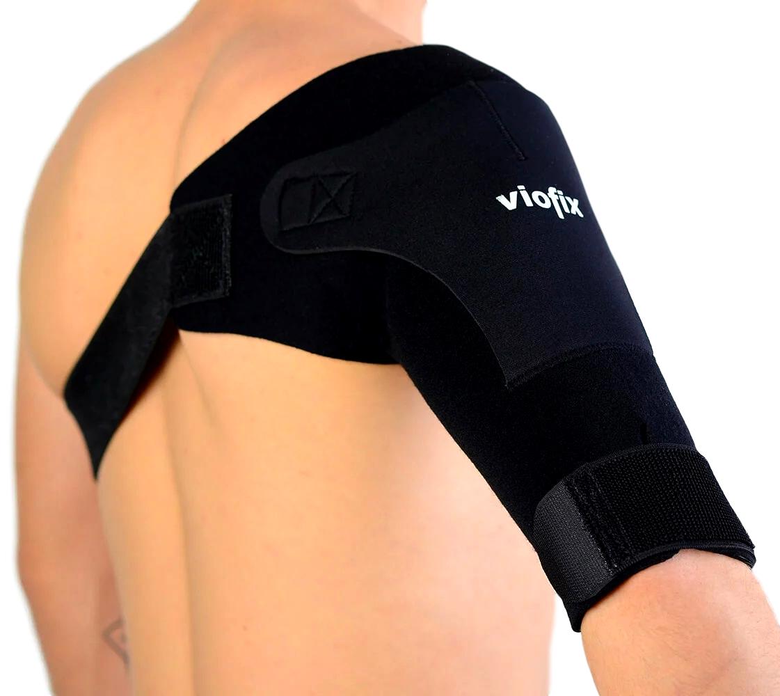 Back view of model wearing the Viofix Lightweight Shoulder Support