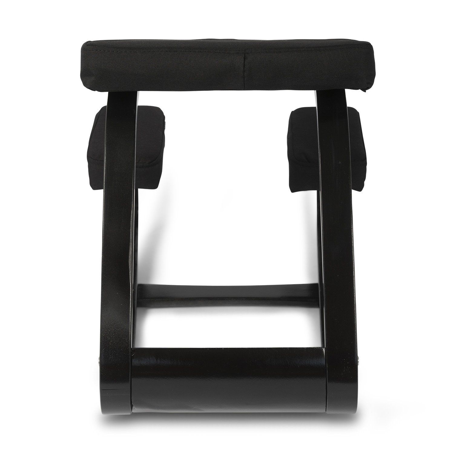 Ergonomic Kneeling Chair Dunimed black front view
