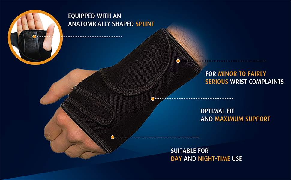 medidu carpal tunnel syndrome wrist support banner