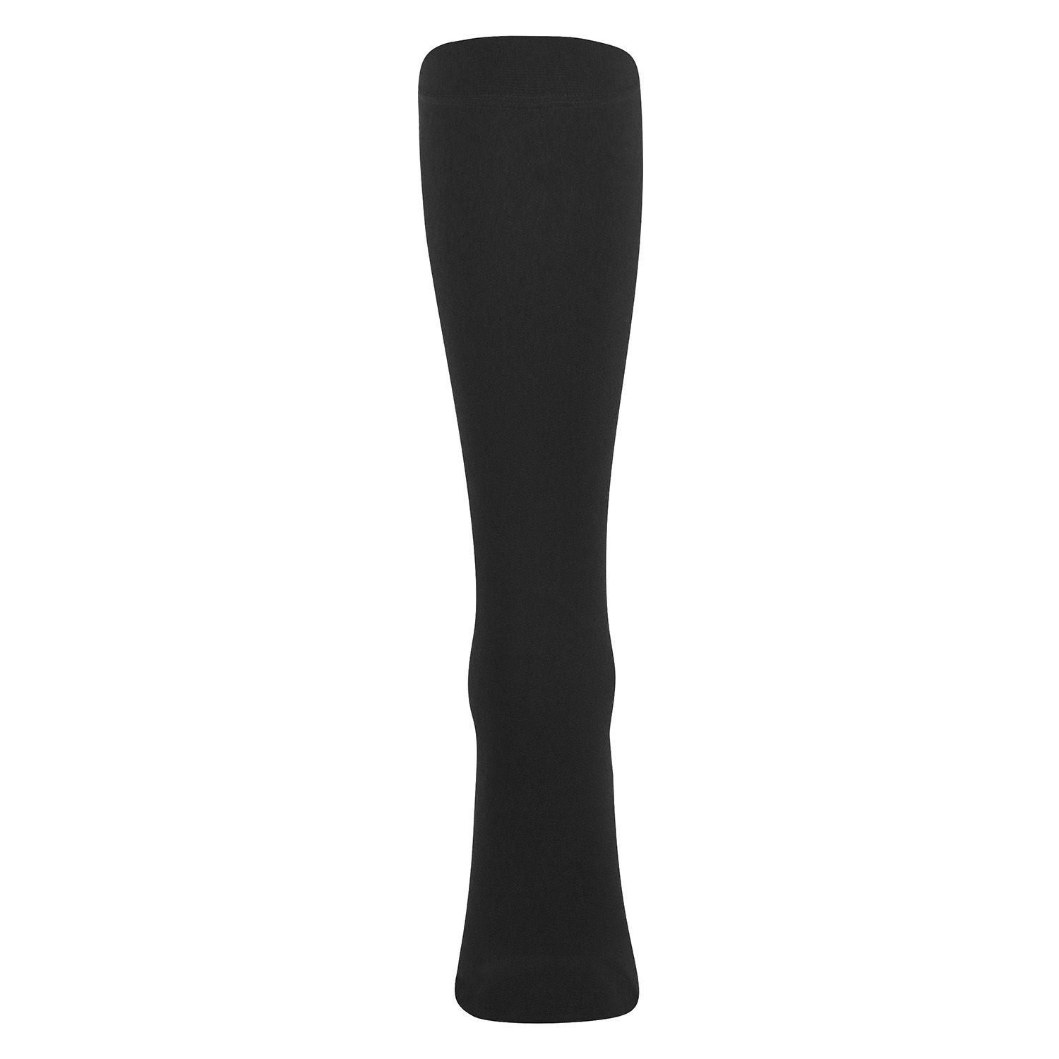 dunimed premium comfort compression stockings short closed toe unworn shown in black from the frontside