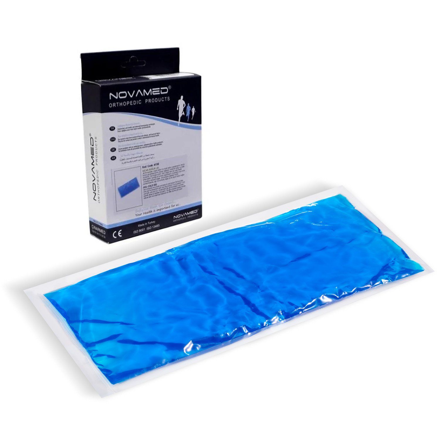 Novamed Ice Pack / Hot & Cold Pack unpacked with box behind it