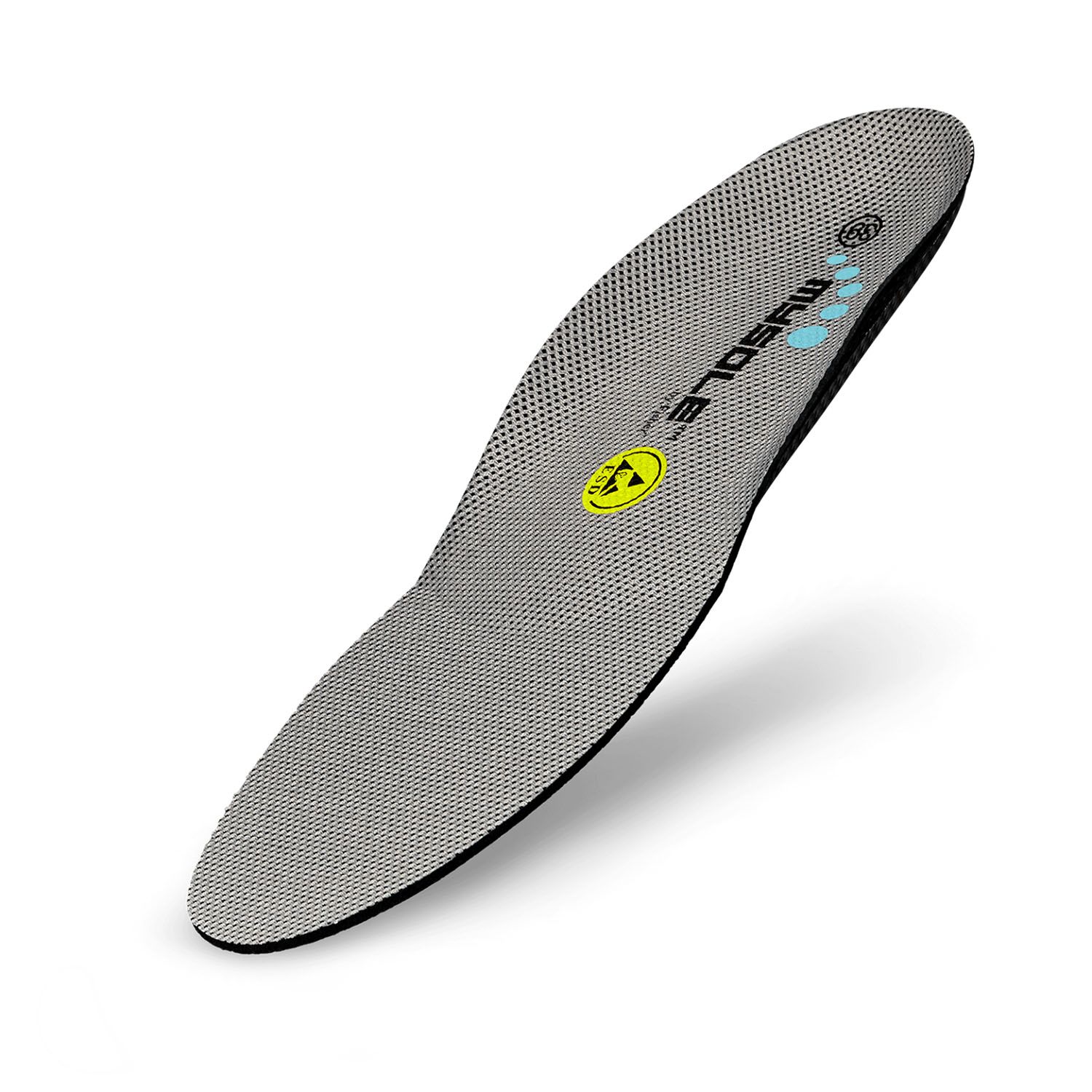 Oblique view of the MySole Low Arch Insoles