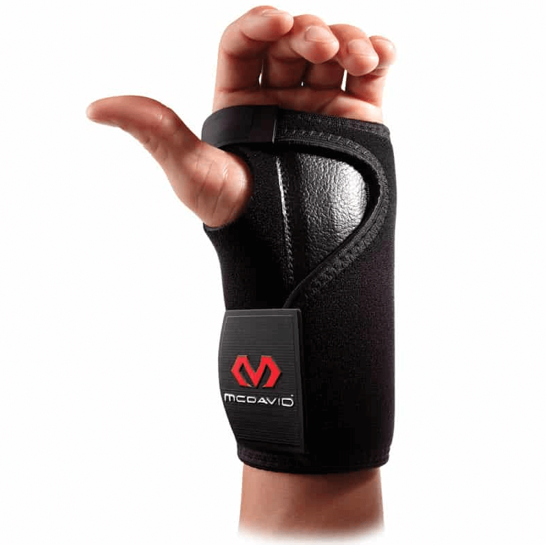 Mcdavid Carpal Tunnel Syndrome Wrist Support worn on left hand