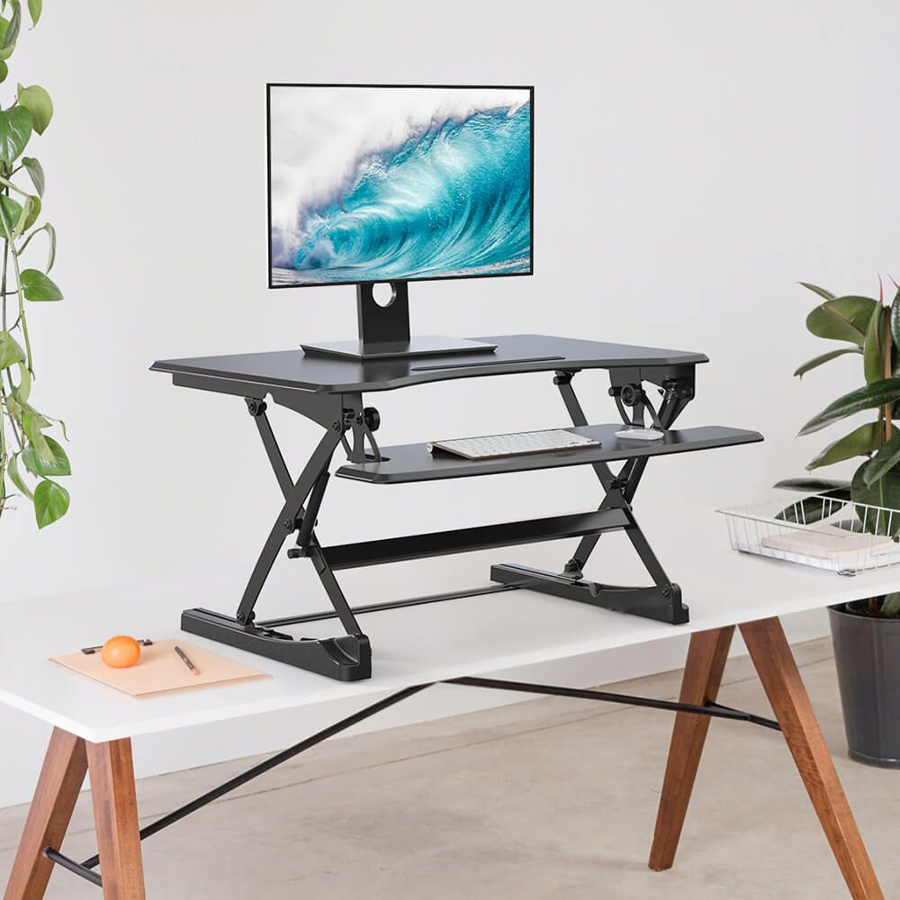 home example of the in height adjustable desk