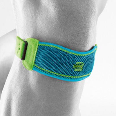 Bauerfeind Sports Knee Strap worn