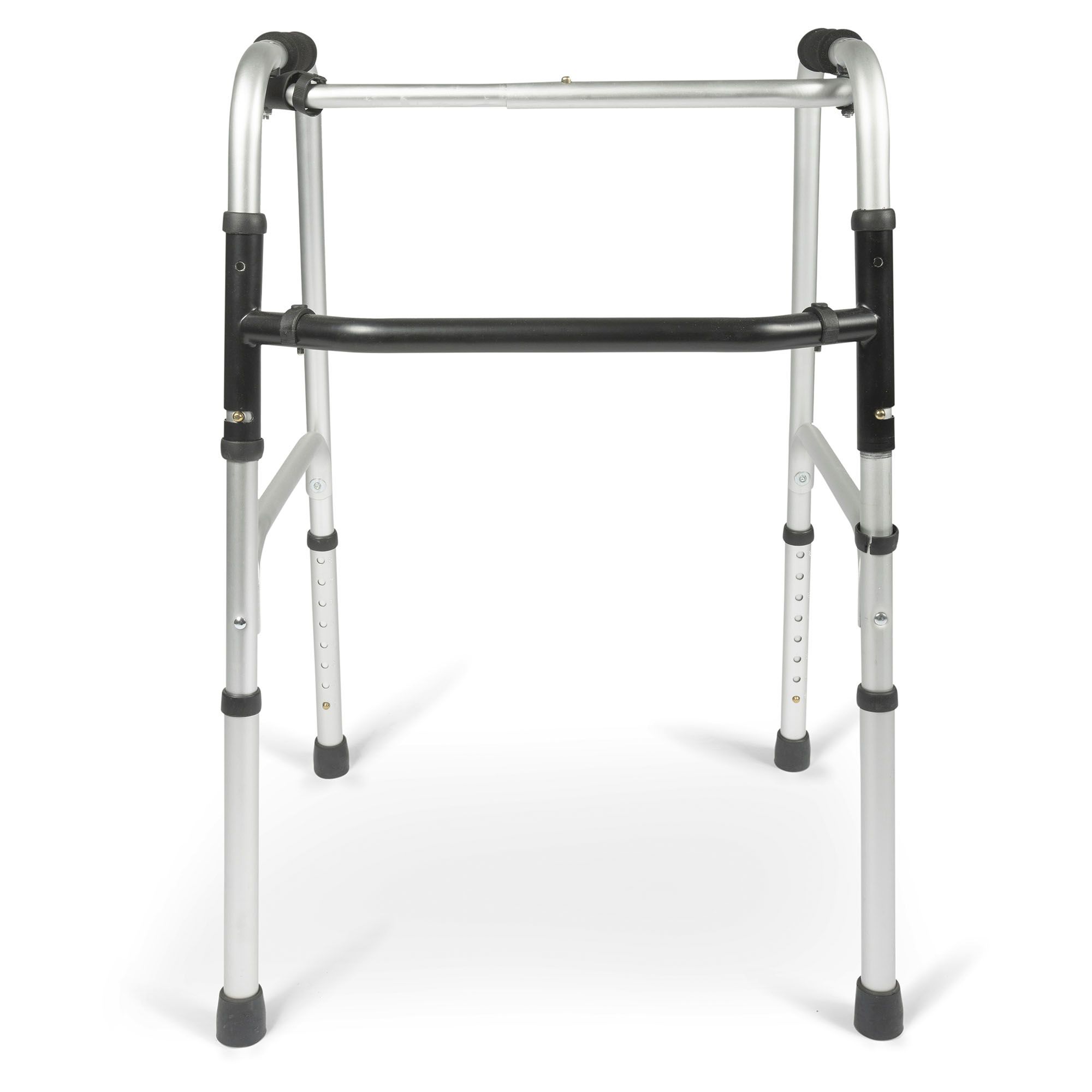 Front view of the Dunimed Lightweight Walker with Hinges (foldable)