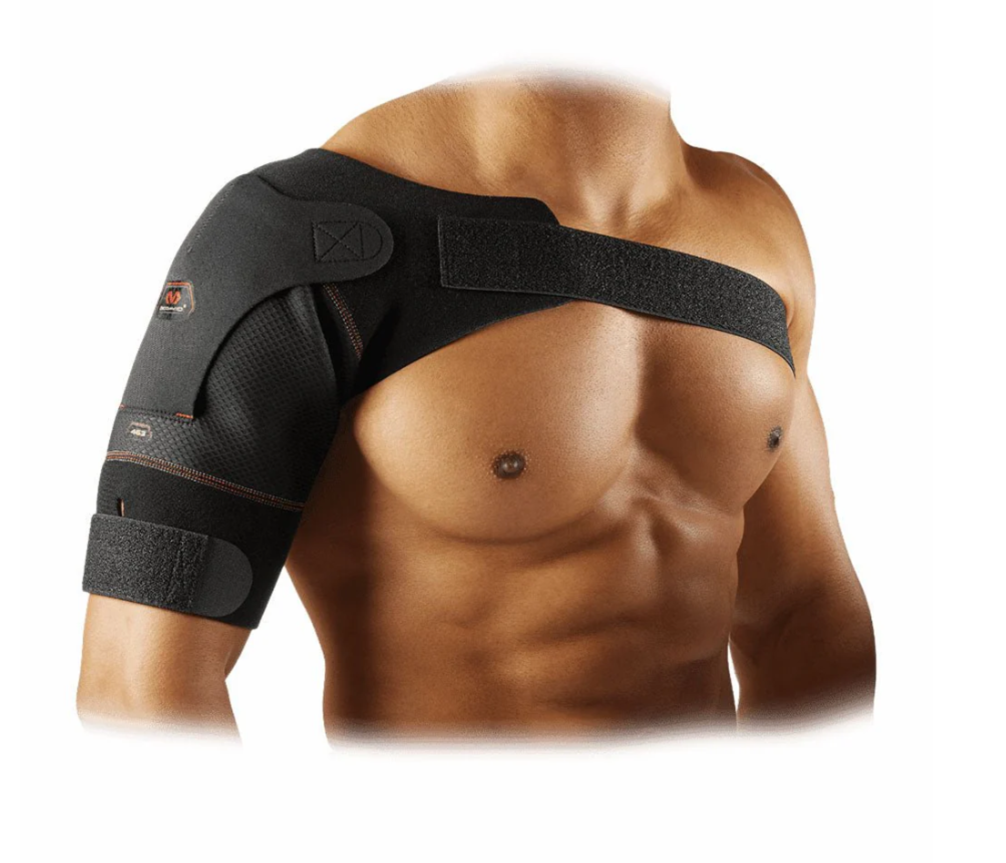 Front view of the McDavid 463 Lightweight Shoulder Support