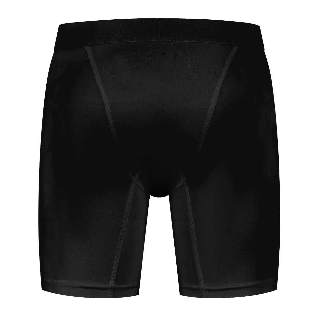 Back view of the Gladiator Sports Men's Compression Shorts in Black