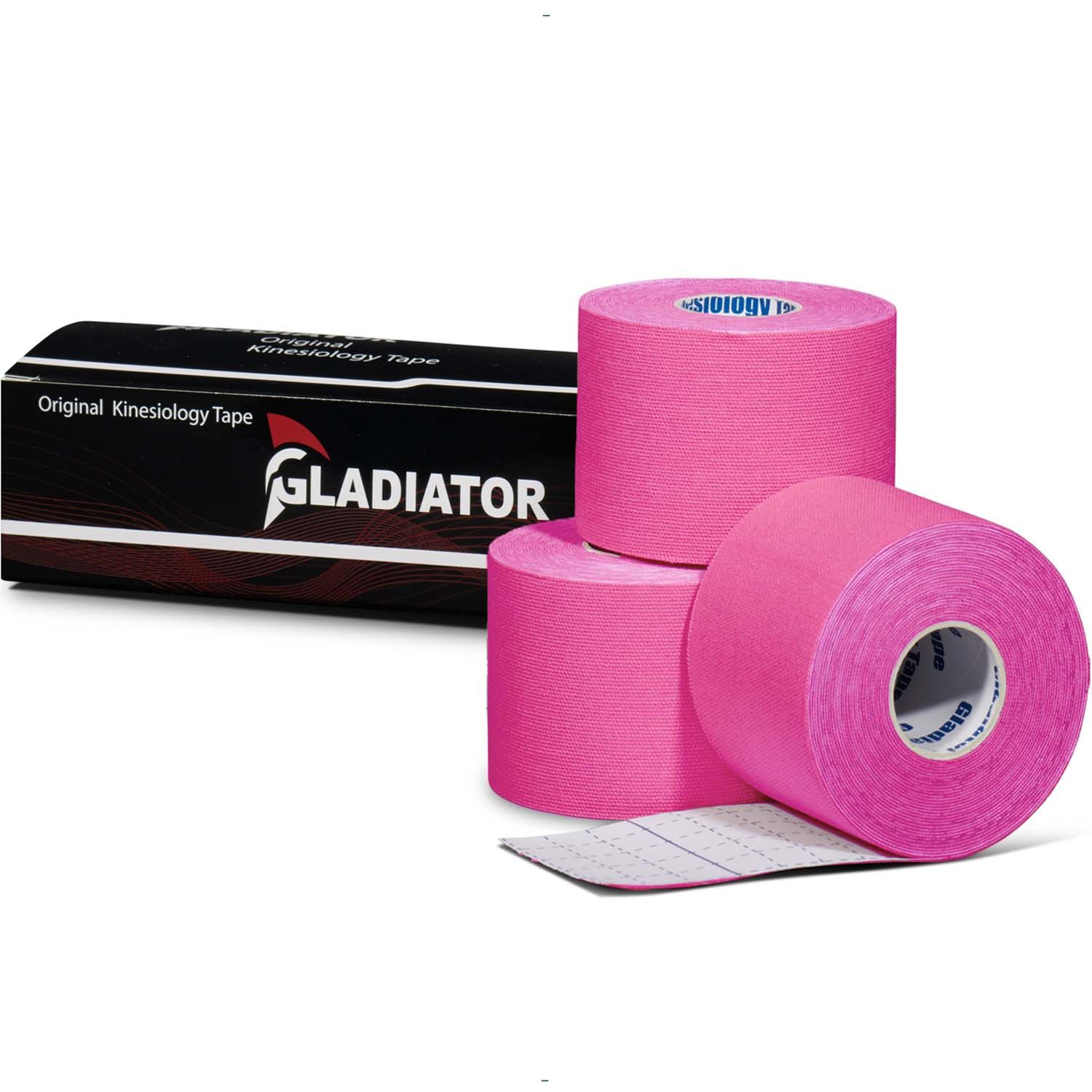 Gladiator Sports Kinesiotape 3 rollen rosa