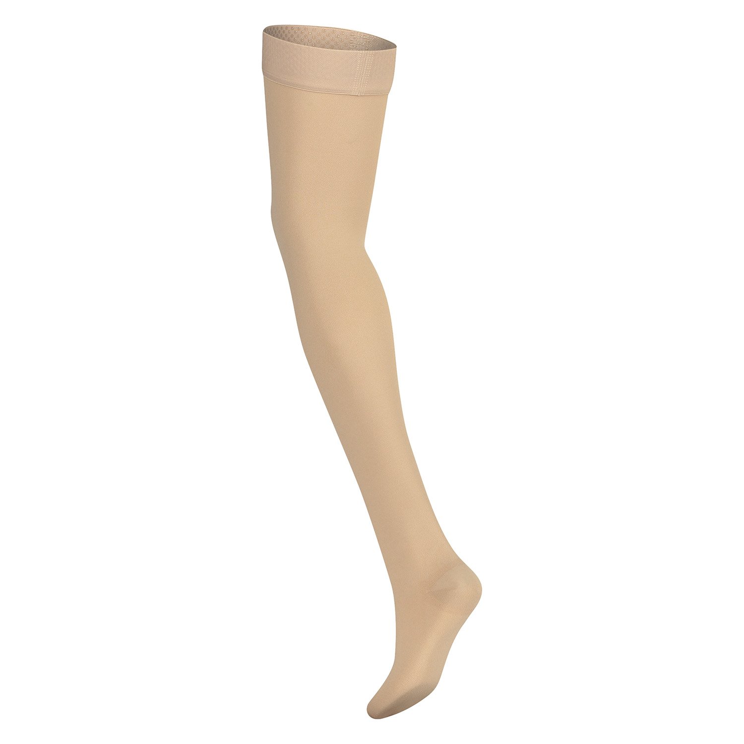 dunimed premium comfort compression stockings groin length closed toe from the inside